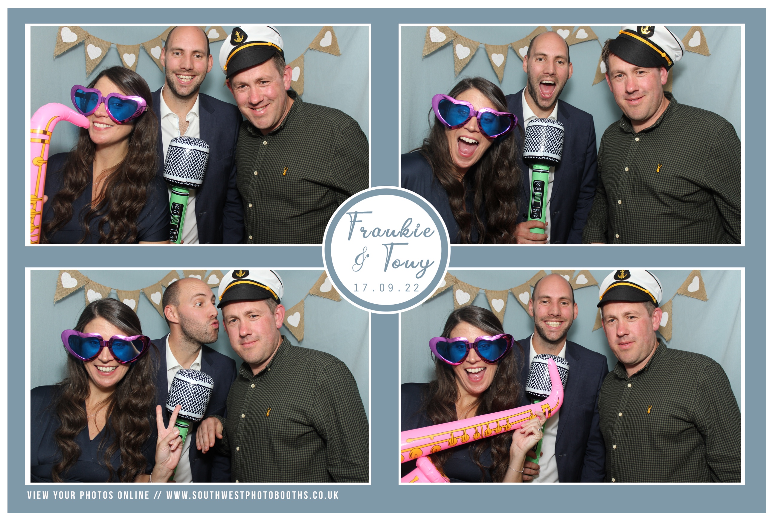 Frankie and Tony | View more photos from the event at gallery.southwestphotobooths.co.uk/u/SWPB/Frankie-and-Tony