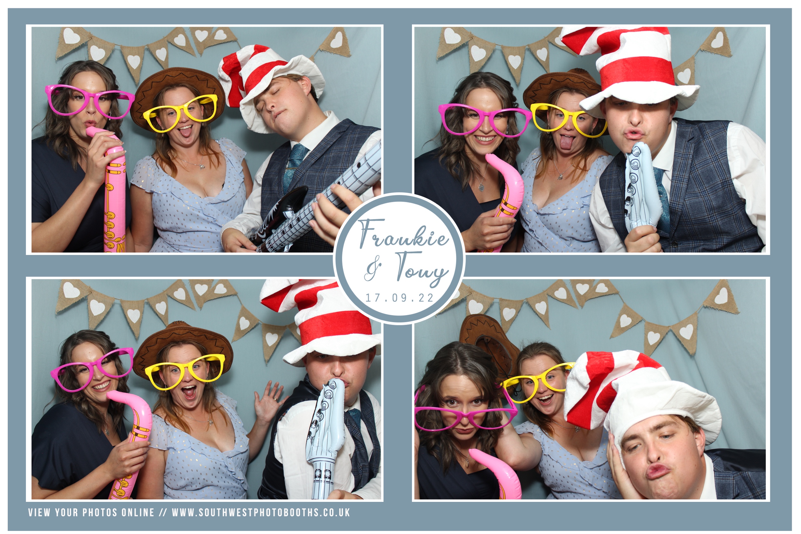 Frankie and Tony | View more photos from the event at gallery.southwestphotobooths.co.uk/u/SWPB/Frankie-and-Tony