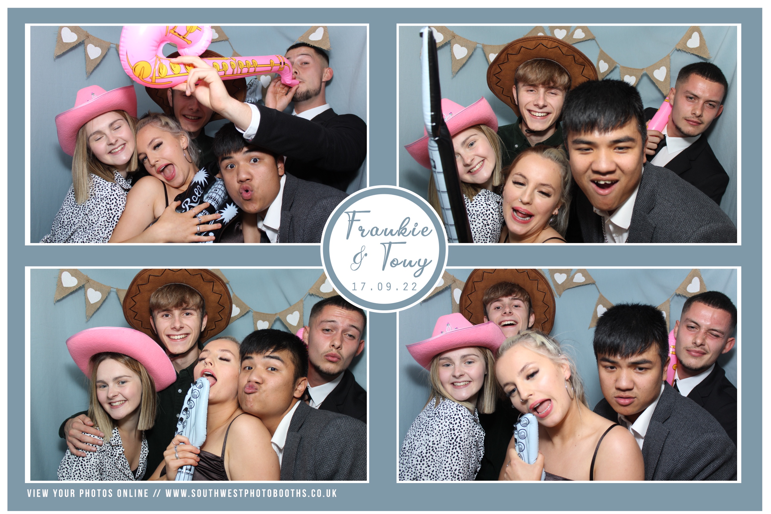 Frankie and Tony | View more photos from the event at gallery.southwestphotobooths.co.uk/u/SWPB/Frankie-and-Tony