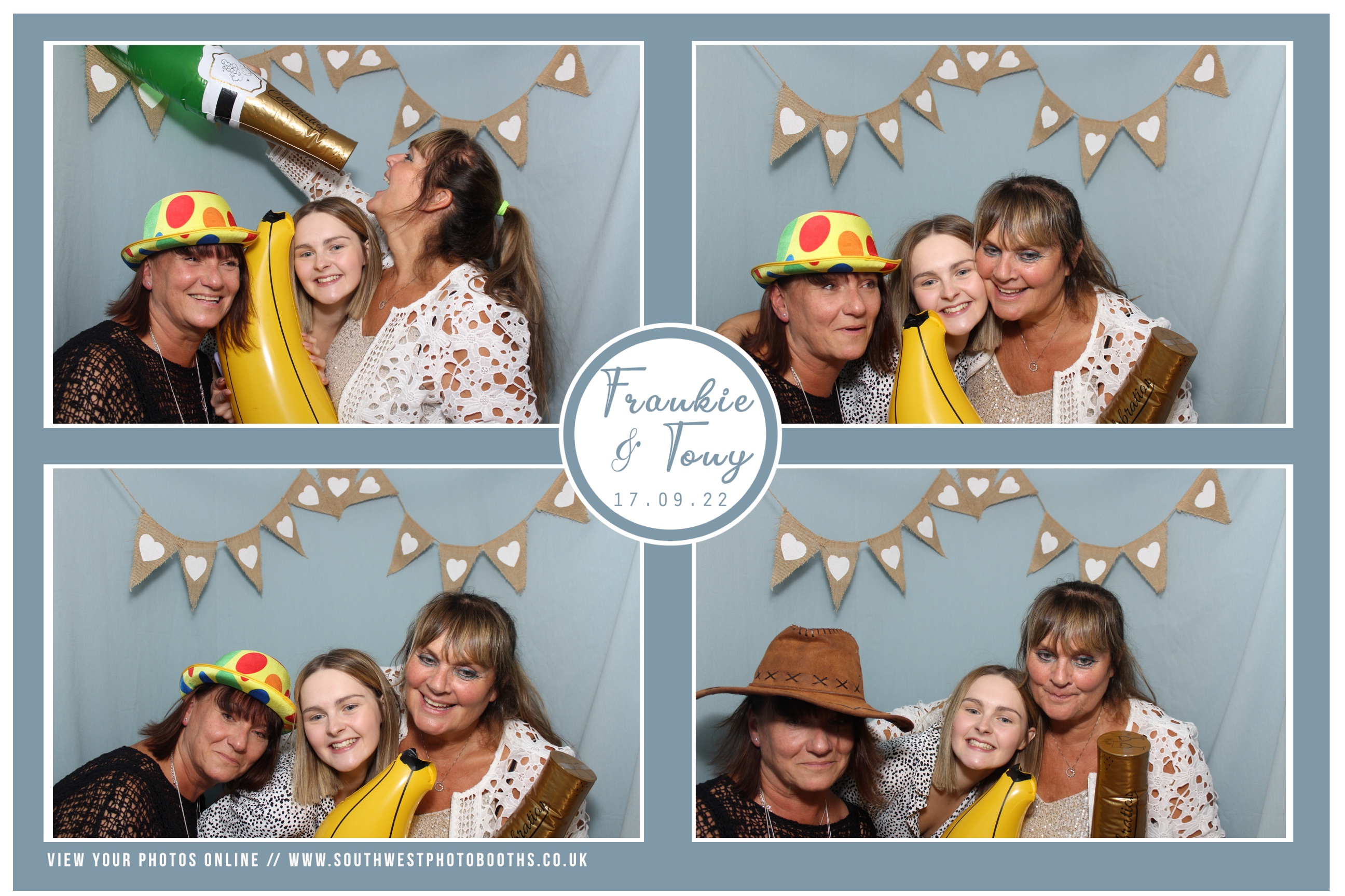 Frankie and Tony | View more photos from the event at gallery.southwestphotobooths.co.uk/u/SWPB/Frankie-and-Tony