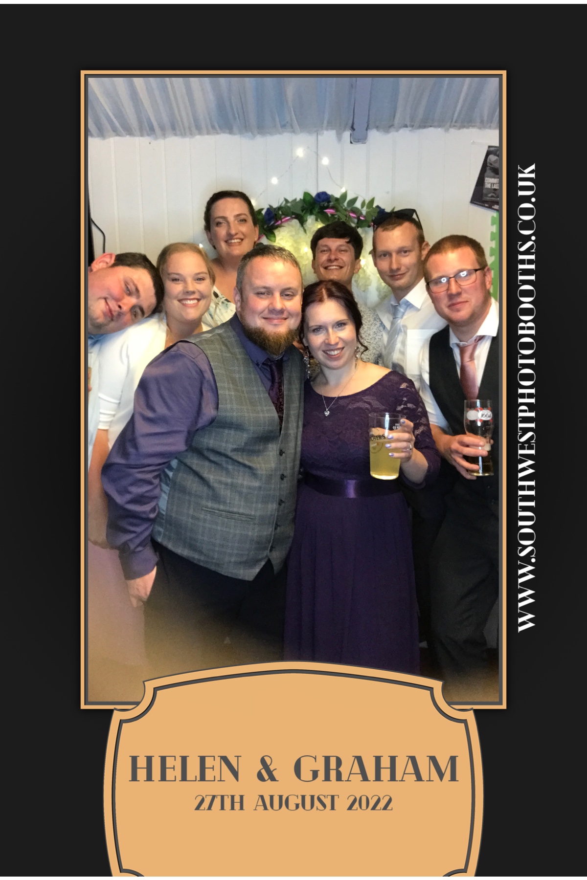 Helen and Graham | View more photos from the event at gallery.southwestphotobooths.co.uk/u/SWPB/Helen-and-Graham