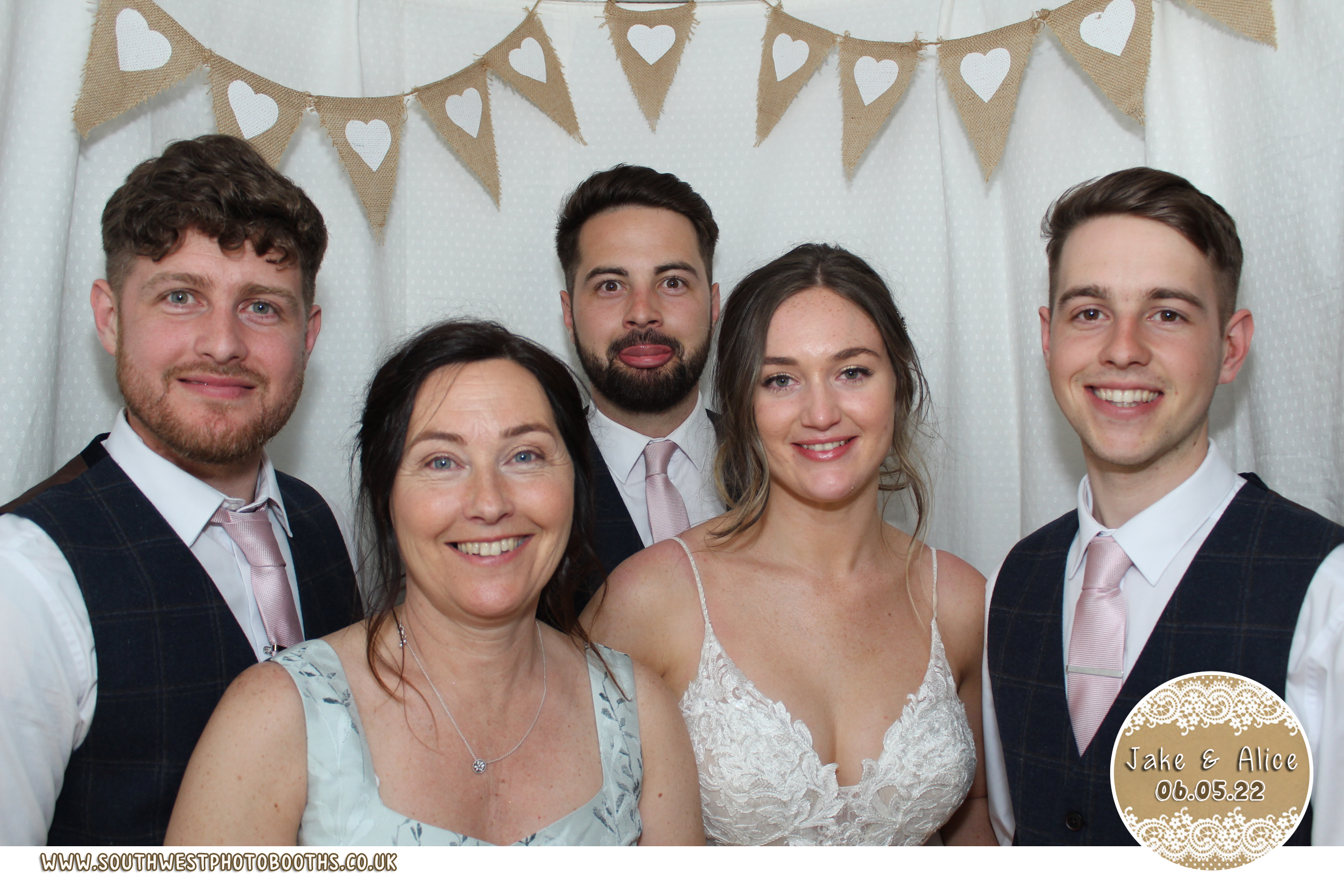 Jake and Alice | View more photos from the event at gallery.southwestphotobooths.co.uk/u/SWPB/Jake-and-Alice