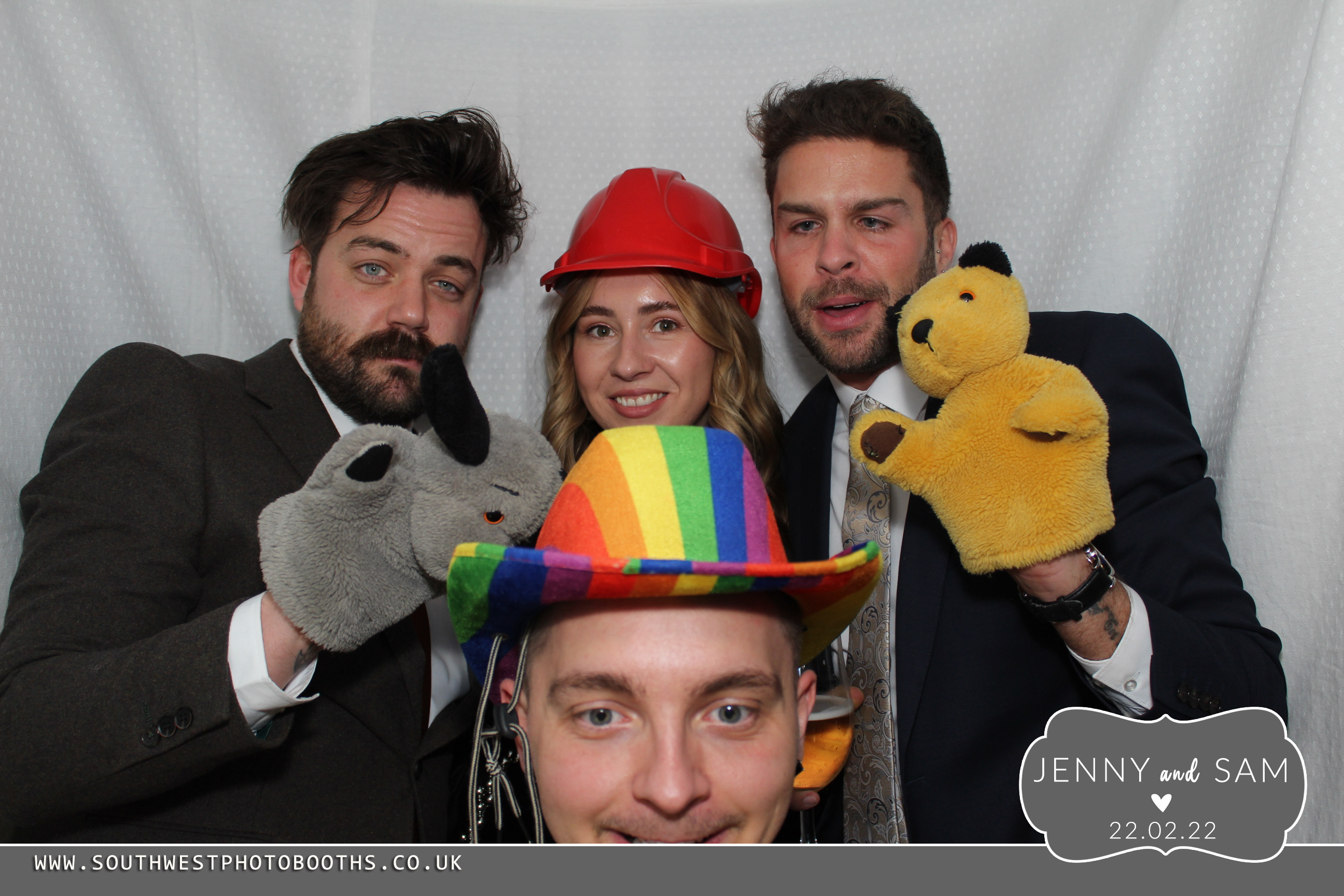 Jenny and Sam | View more photos from the event at gallery.southwestphotobooths.co.uk/u/SWPB/Jenny-and-Sam