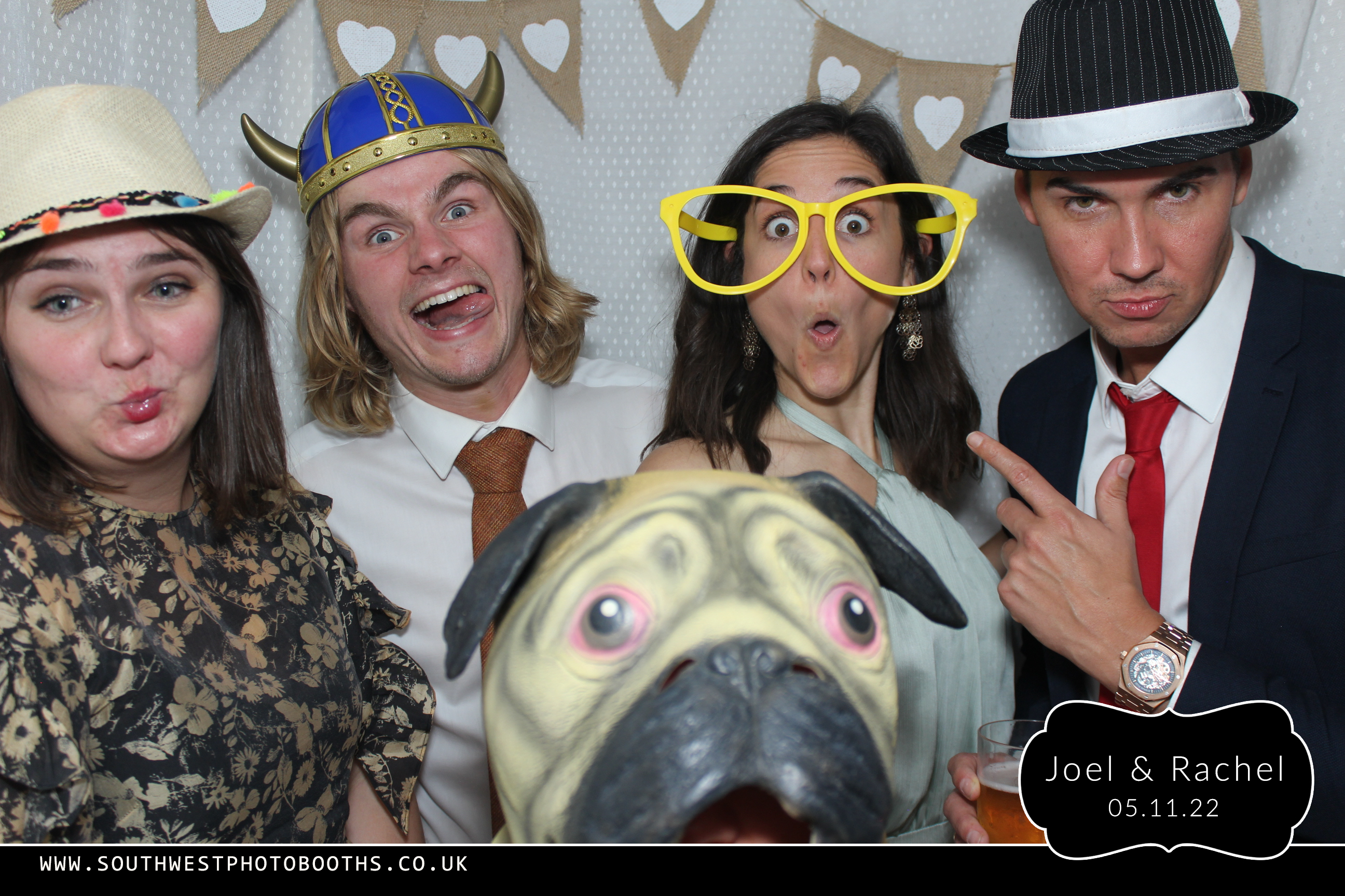 Joel and Rachel | View more photos from the event at gallery.southwestphotobooths.co.uk/u/SWPB/Joel-and-Rachel