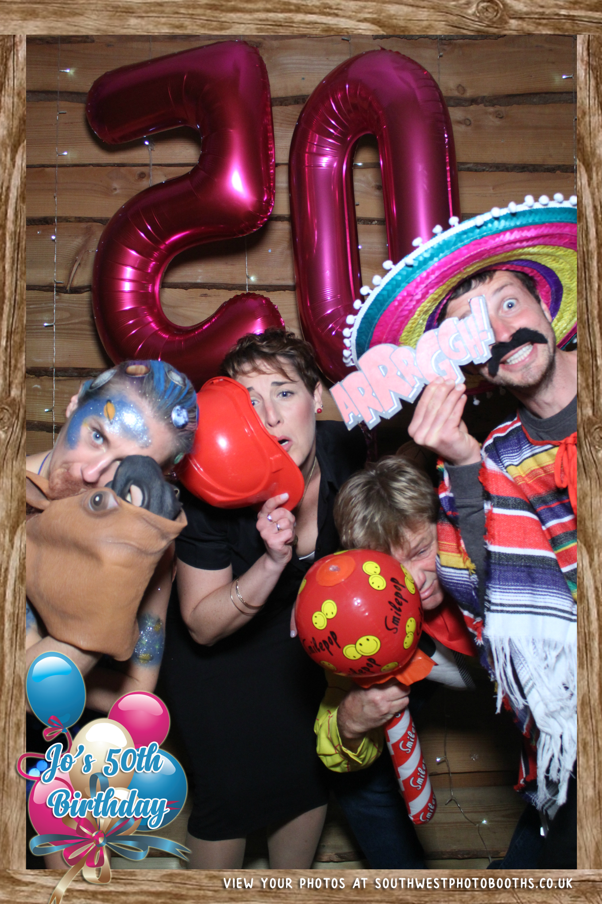 Jo's 50th Birthday Party | View more photos from the event at gallery.southwestphotobooths.co.uk/u/SWPB/Jos-50th-Birthday-Party