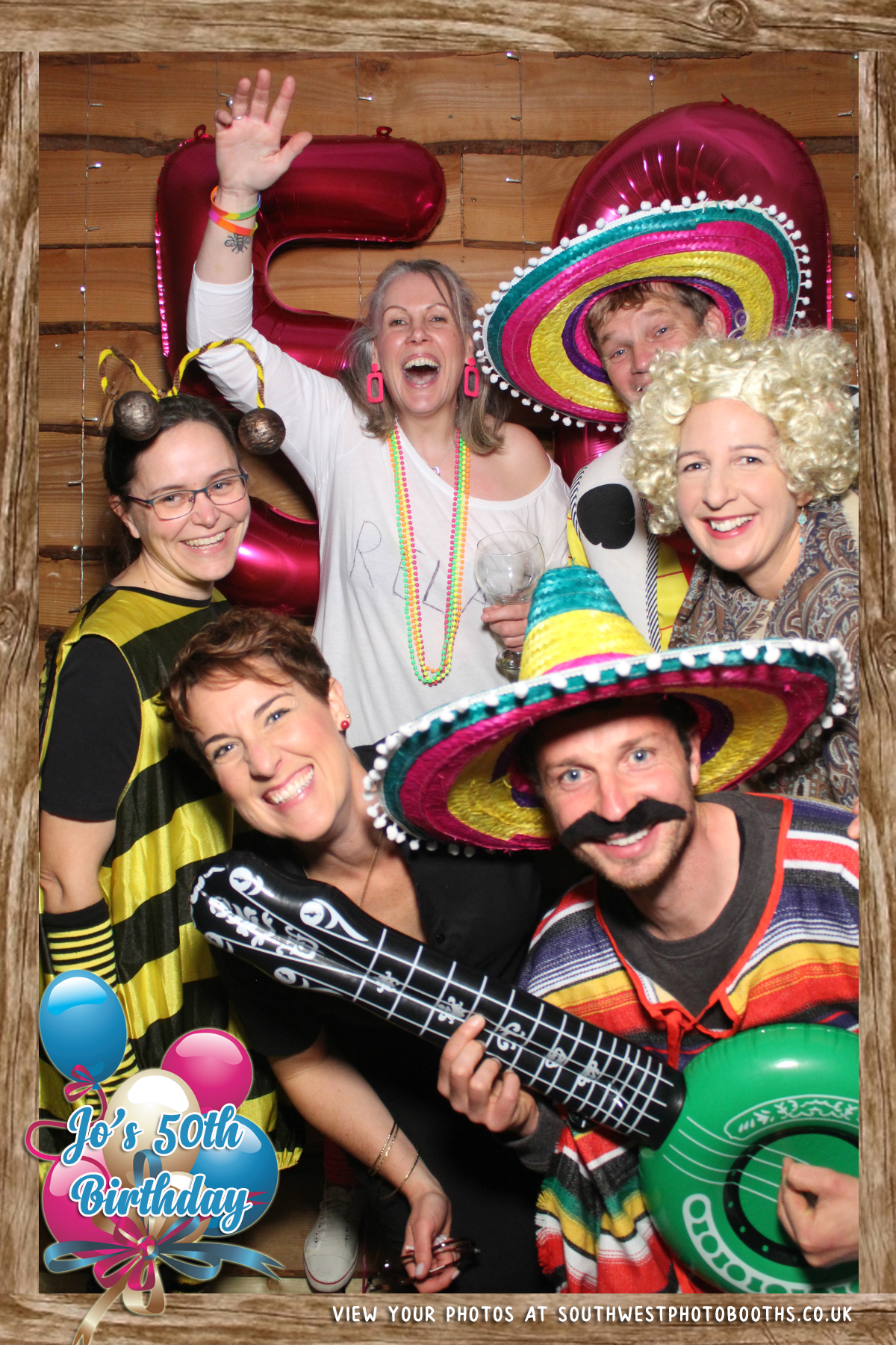 Jo's 50th Birthday Party | View more photos from the event at gallery.southwestphotobooths.co.uk/u/SWPB/Jos-50th-Birthday-Party