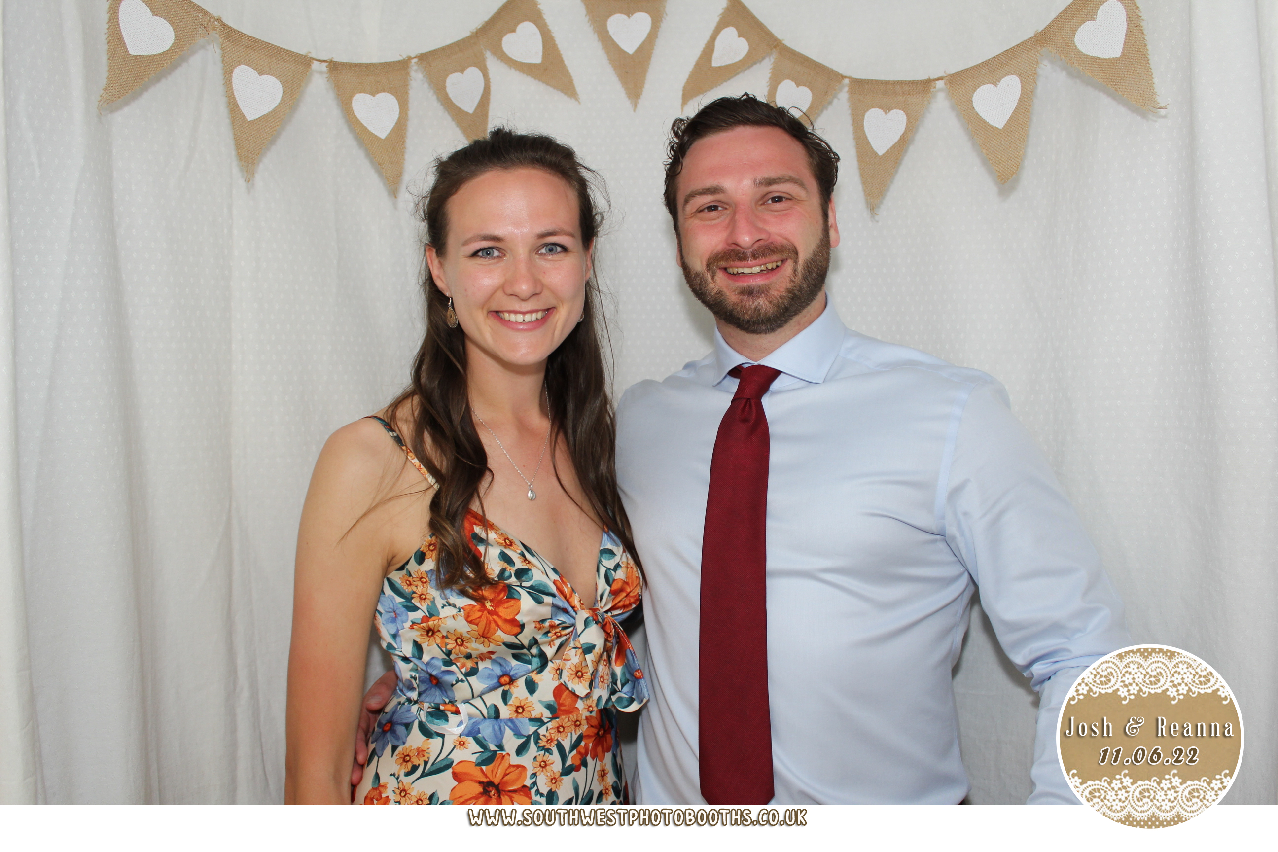 Josh and Reanna | View more photos from the event at gallery.southwestphotobooths.co.uk/u/SWPB/Josh-and-Reanna