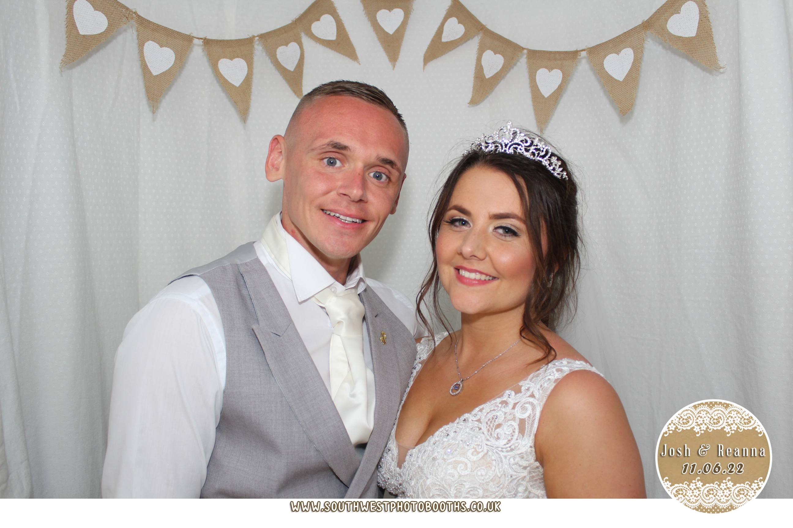 Josh and Reanna | View more photos from the event at gallery.southwestphotobooths.co.uk/u/SWPB/Josh-and-Reanna