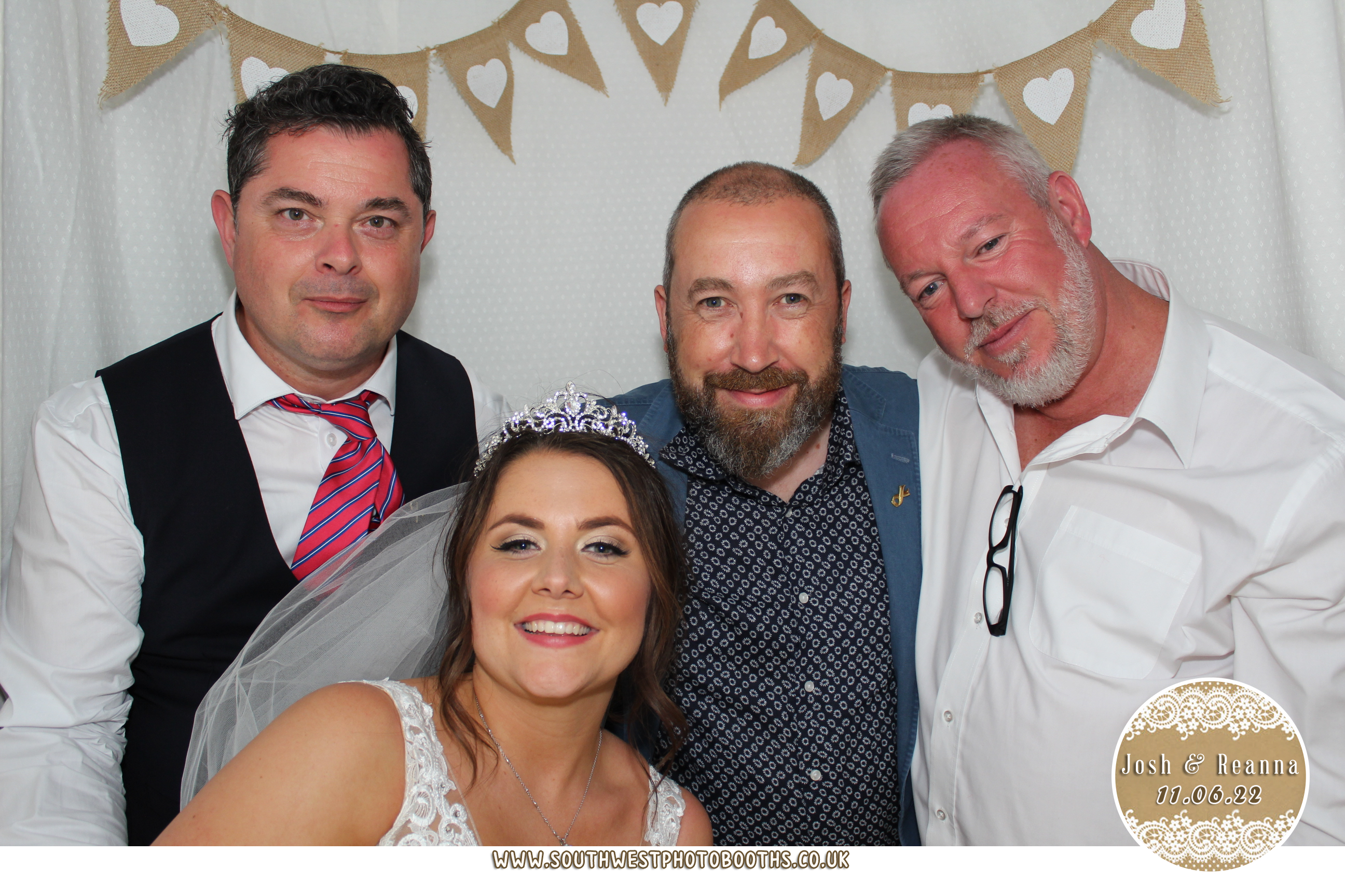 Josh and Reanna | View more photos from the event at gallery.southwestphotobooths.co.uk/u/SWPB/Josh-and-Reanna