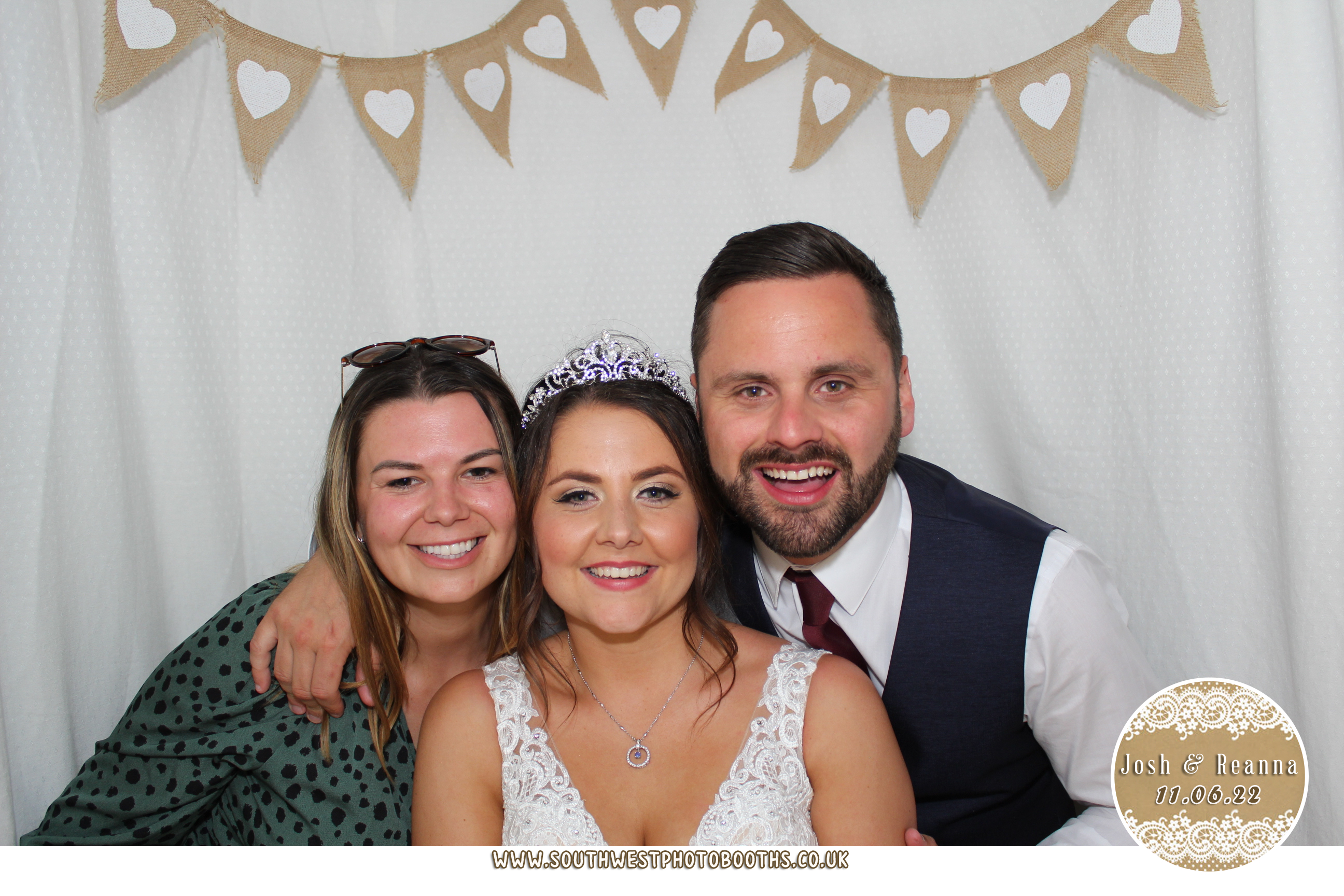 Josh and Reanna | View more photos from the event at gallery.southwestphotobooths.co.uk/u/SWPB/Josh-and-Reanna