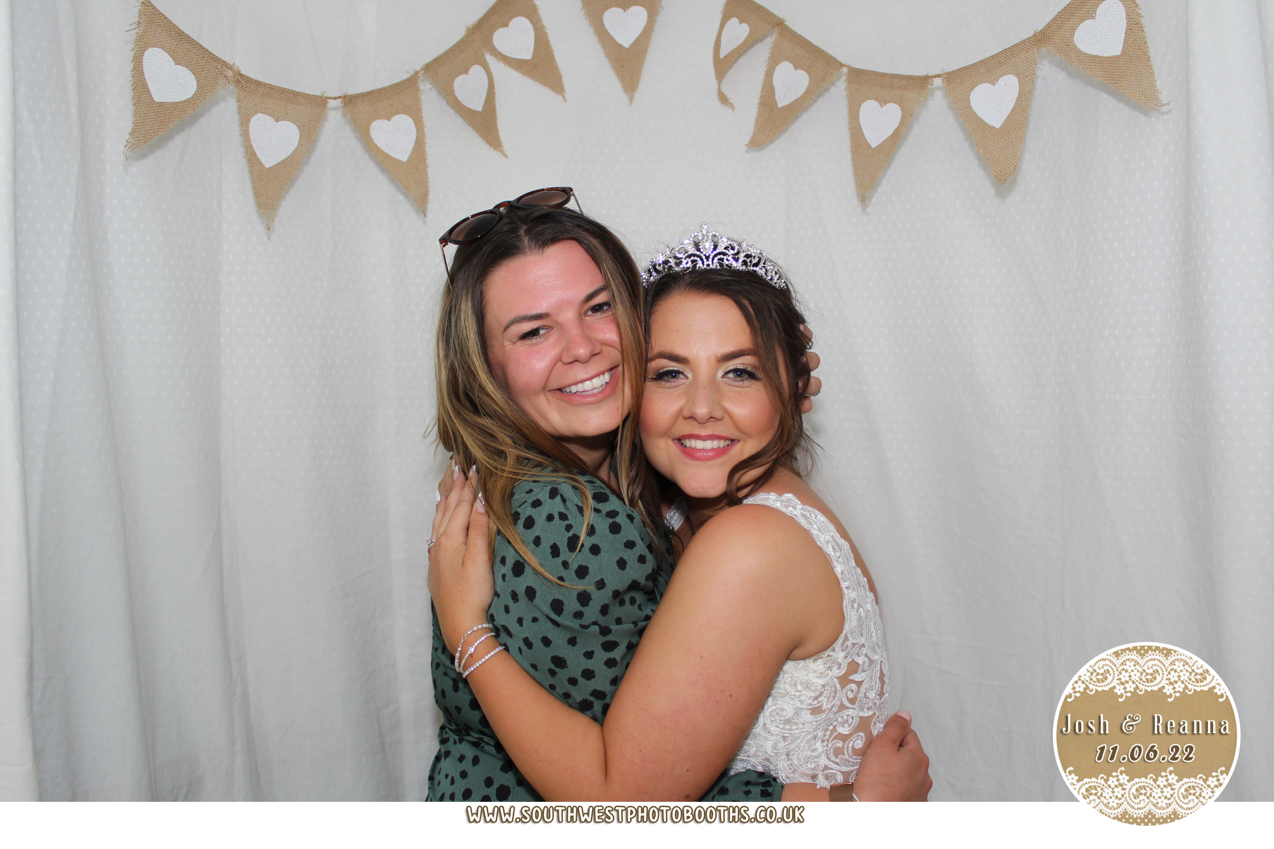 Josh and Reanna | View more photos from the event at gallery.southwestphotobooths.co.uk/u/SWPB/Josh-and-Reanna