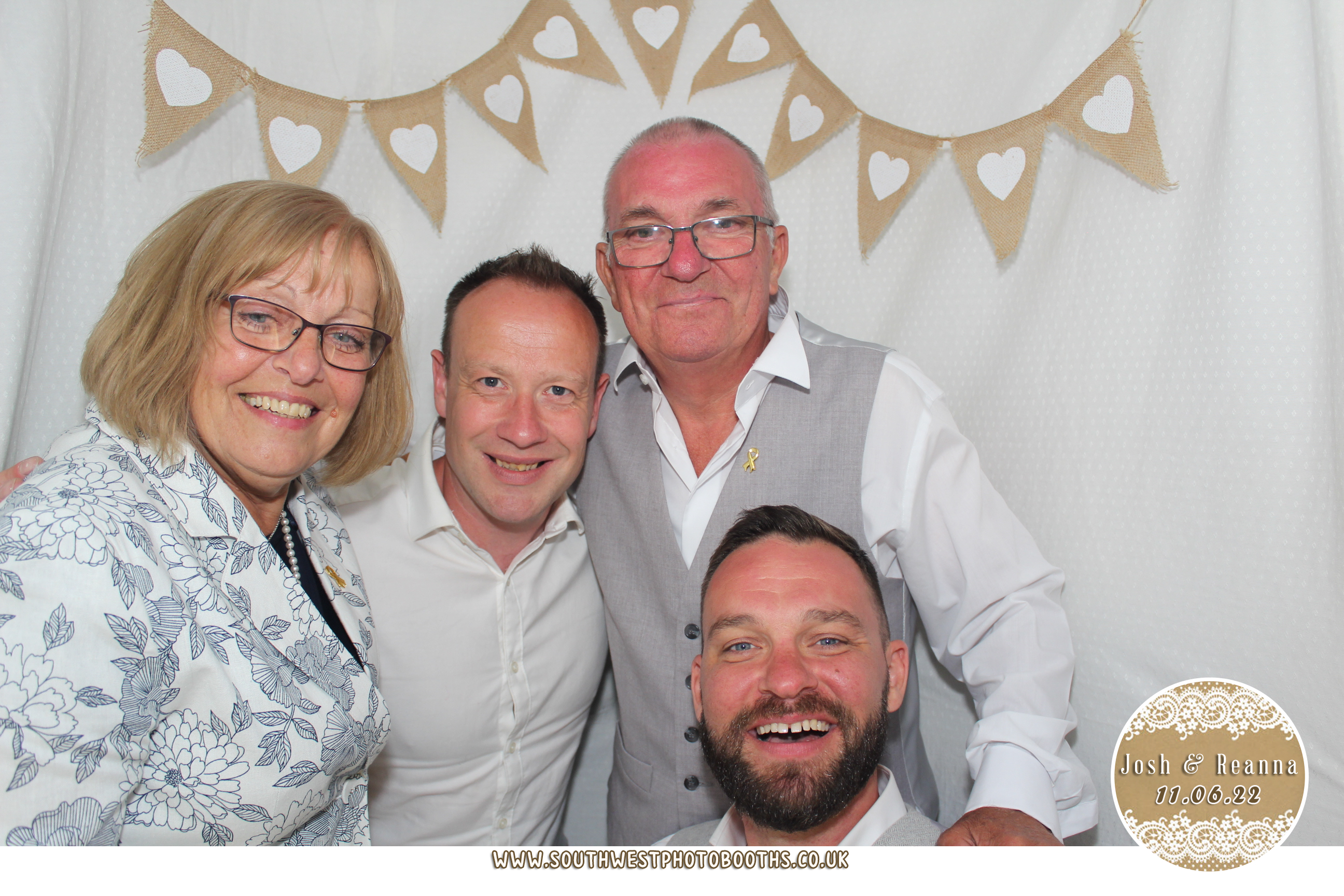 Josh and Reanna | View more photos from the event at gallery.southwestphotobooths.co.uk/u/SWPB/Josh-and-Reanna