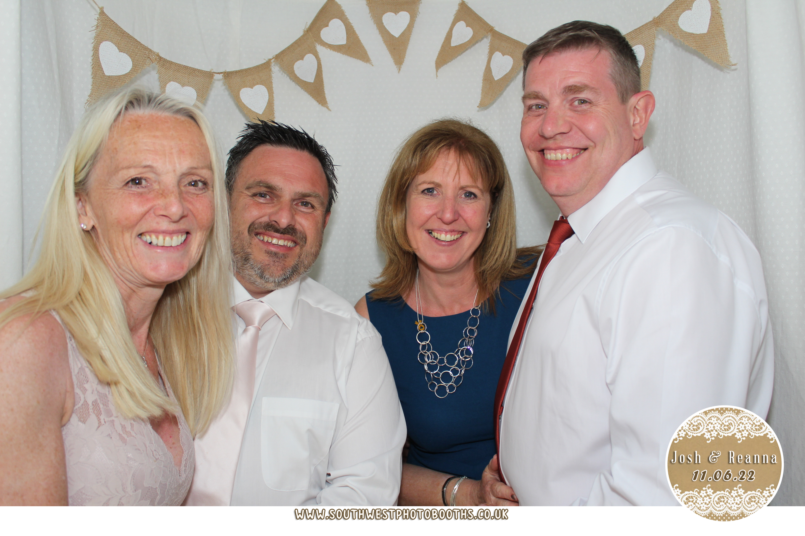 Josh and Reanna | View more photos from the event at gallery.southwestphotobooths.co.uk/u/SWPB/Josh-and-Reanna
