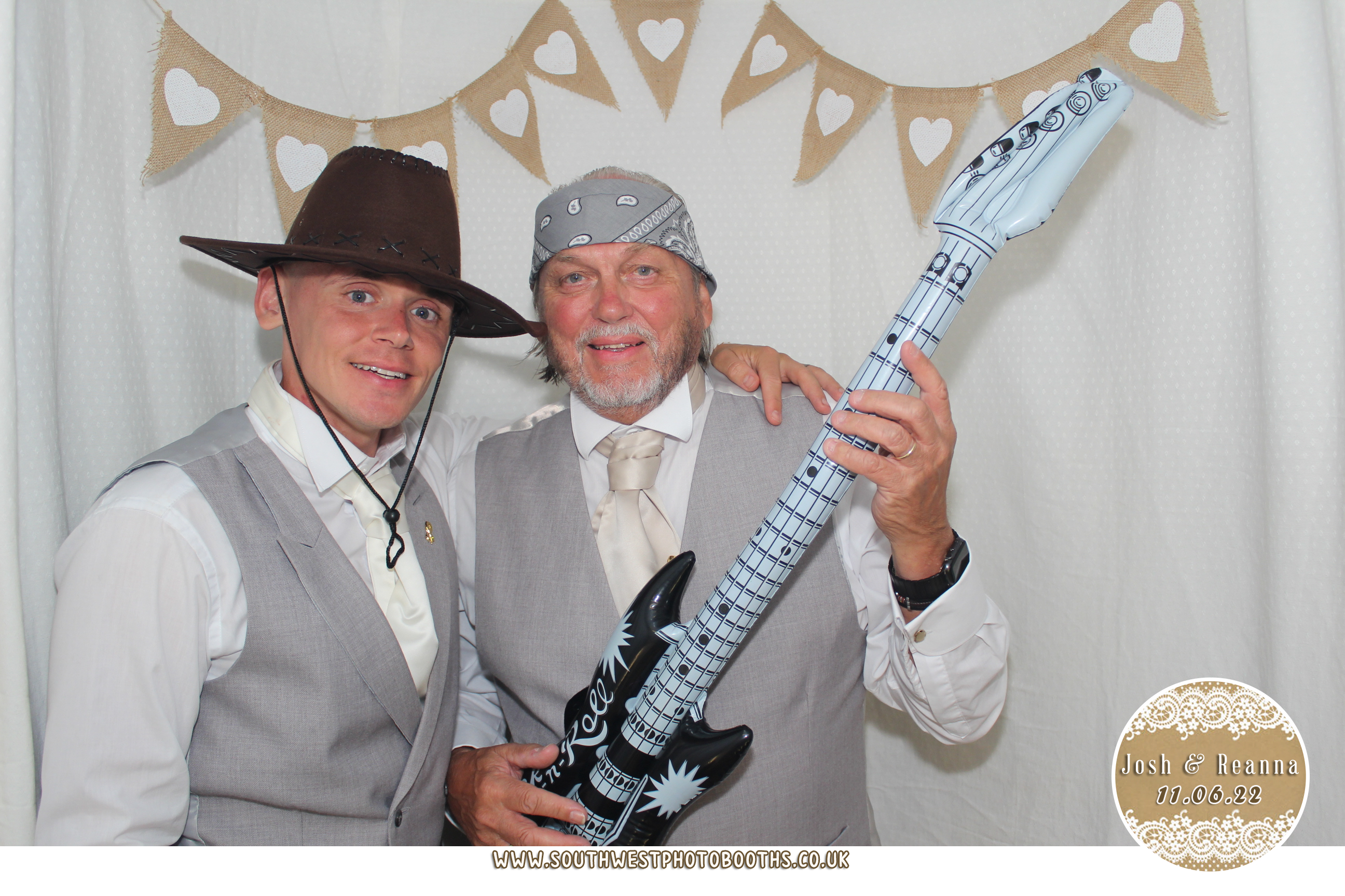 Josh and Reanna | View more photos from the event at gallery.southwestphotobooths.co.uk/u/SWPB/Josh-and-Reanna