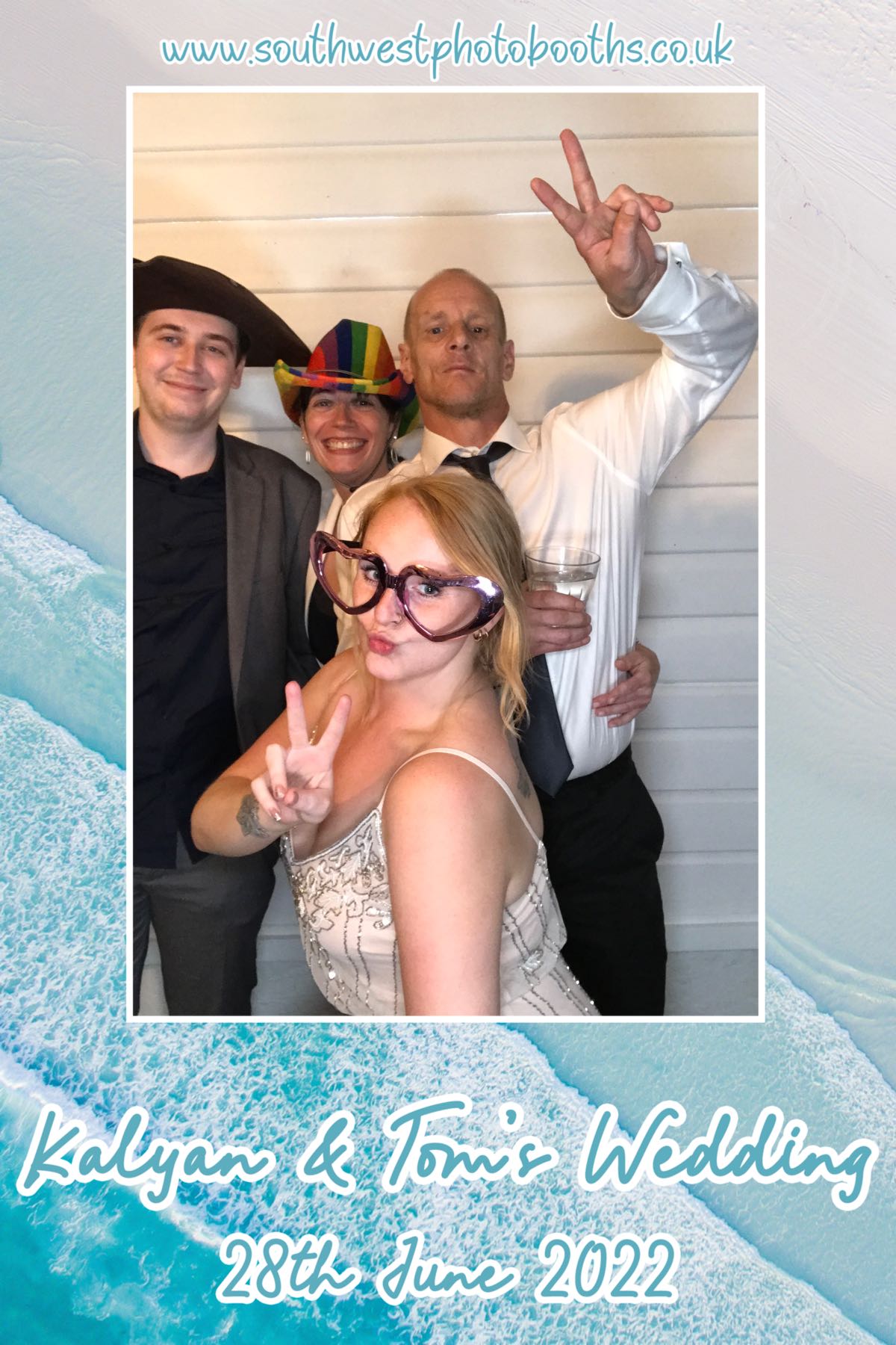 Kalyan and Tom | View more photos from the event at gallery.southwestphotobooths.co.uk/u/SWPB/Kalyan-and-Tom