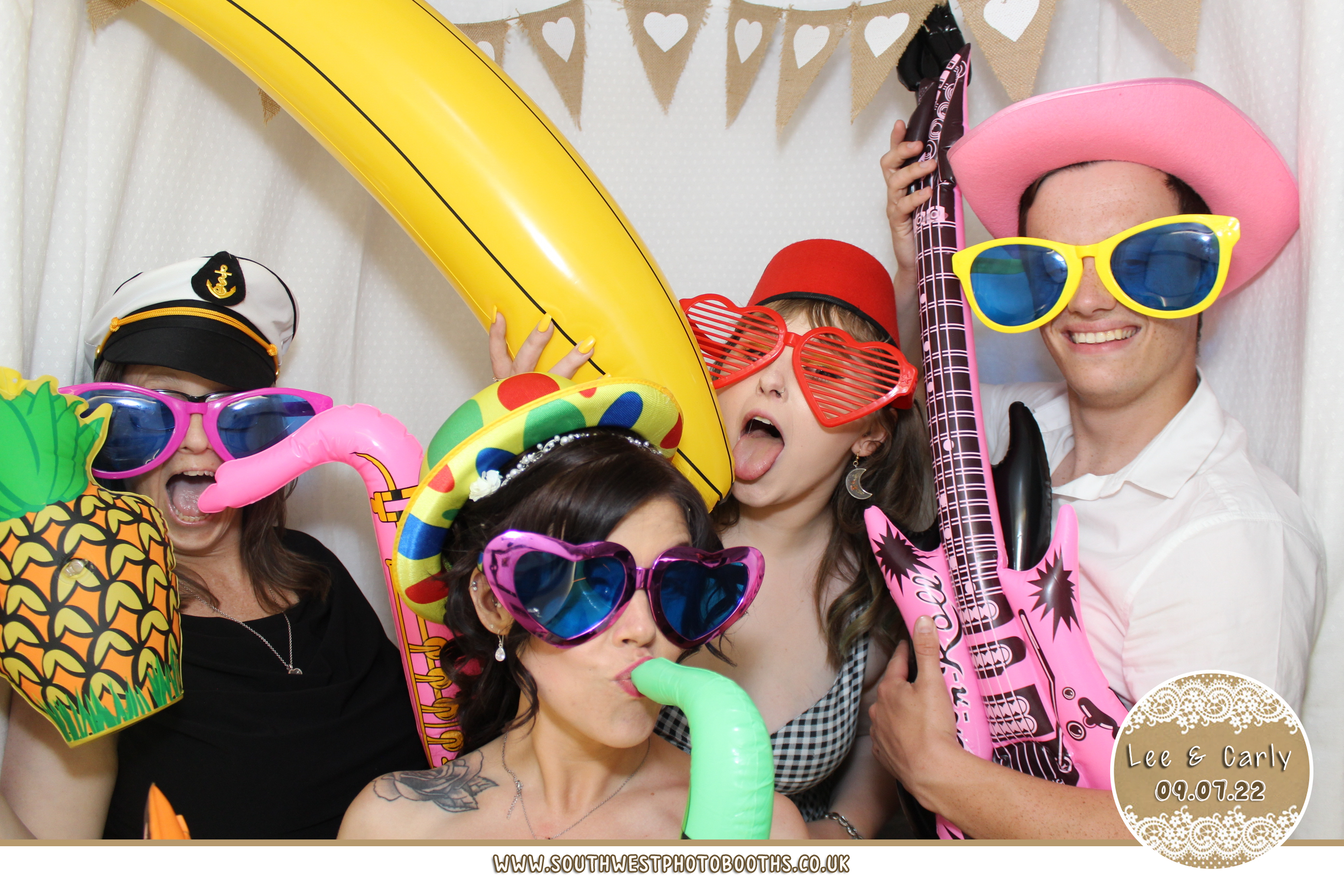 Lee and Carly | View more photos from the event at gallery.southwestphotobooths.co.uk/u/SWPB/Lee-and-Carly
