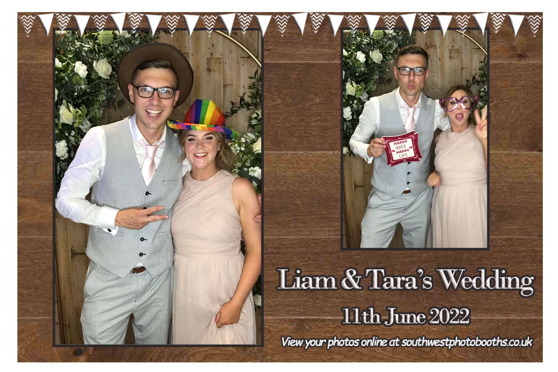 Liam and Tara | View more photos from the event at gallery.southwestphotobooths.co.uk/u/SWPB/Liam-and-Tara