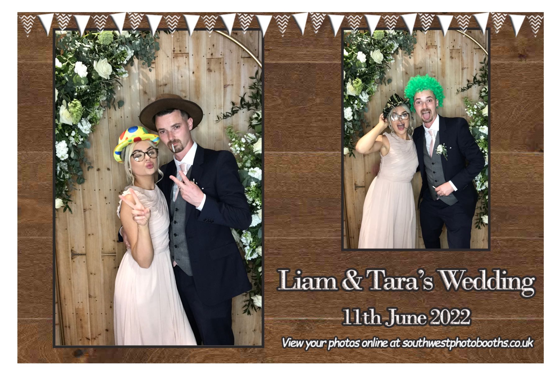 Liam and Tara | View more photos from the event at gallery.southwestphotobooths.co.uk/u/SWPB/Liam-and-Tara