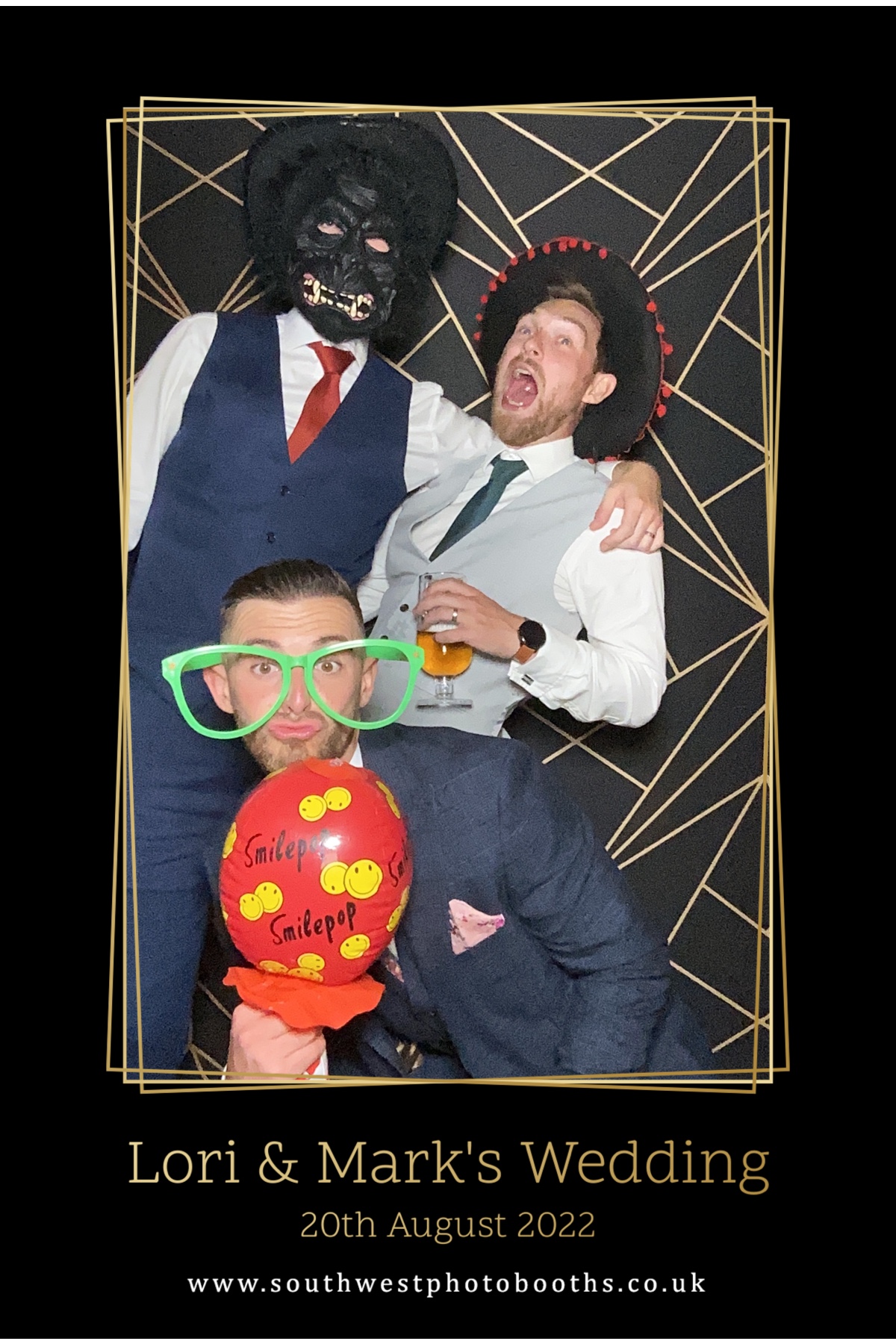 Lori & Mark | View more photos from the event at gallery.southwestphotobooths.co.uk/u/SWPB/Lori-Mark