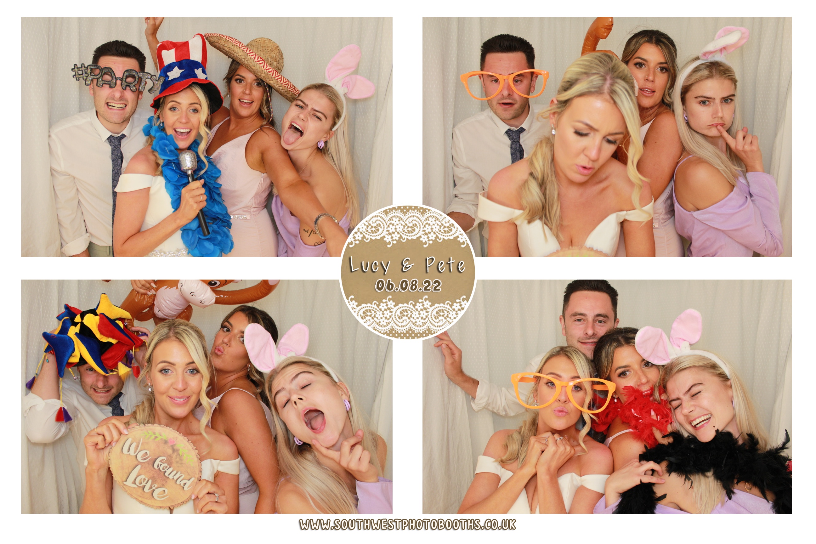 Lucy and Pete | View more photos from the event at gallery.southwestphotobooths.co.uk/u/SWPB/Lucy-and-Pete