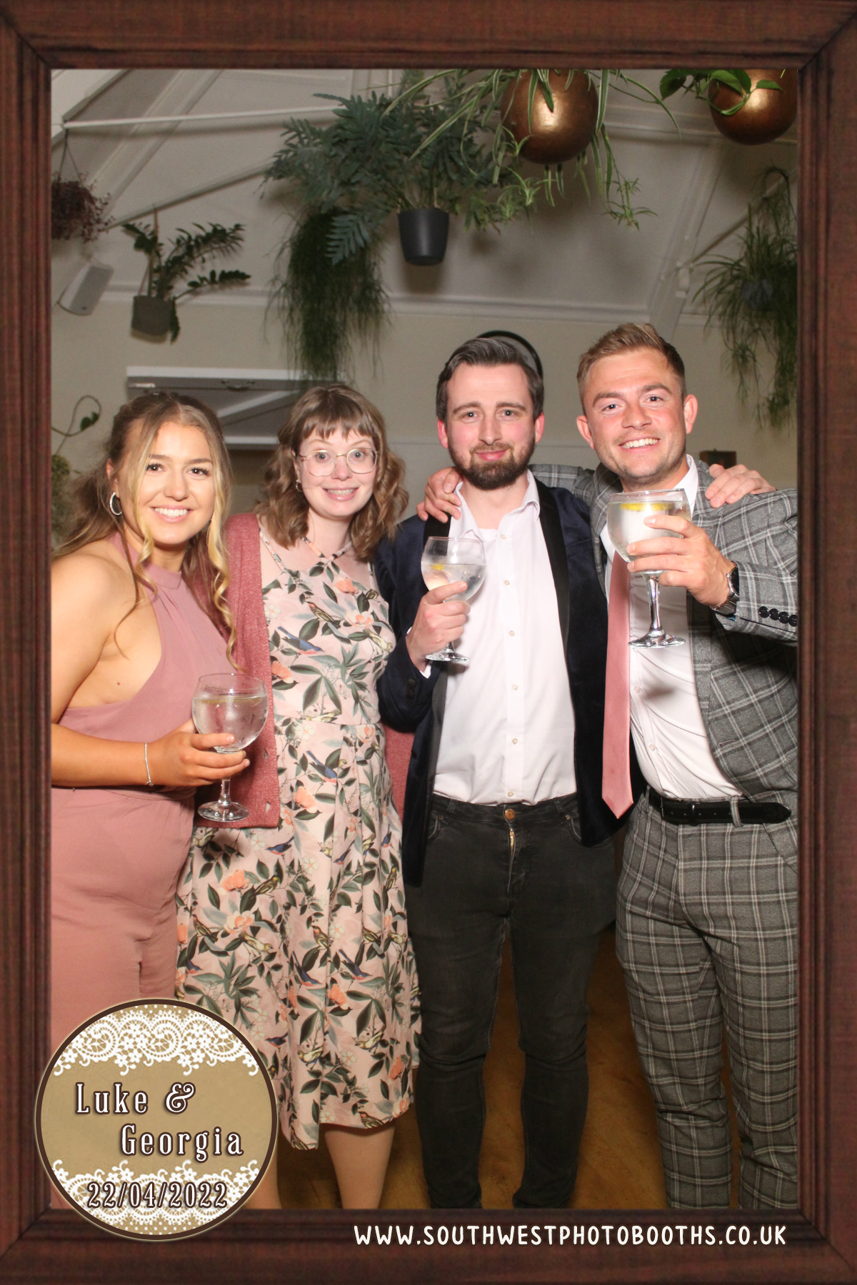 Luke & Georgia | View more photos from the event at gallery.southwestphotobooths.co.uk/u/SWPB/Luke-Georgia