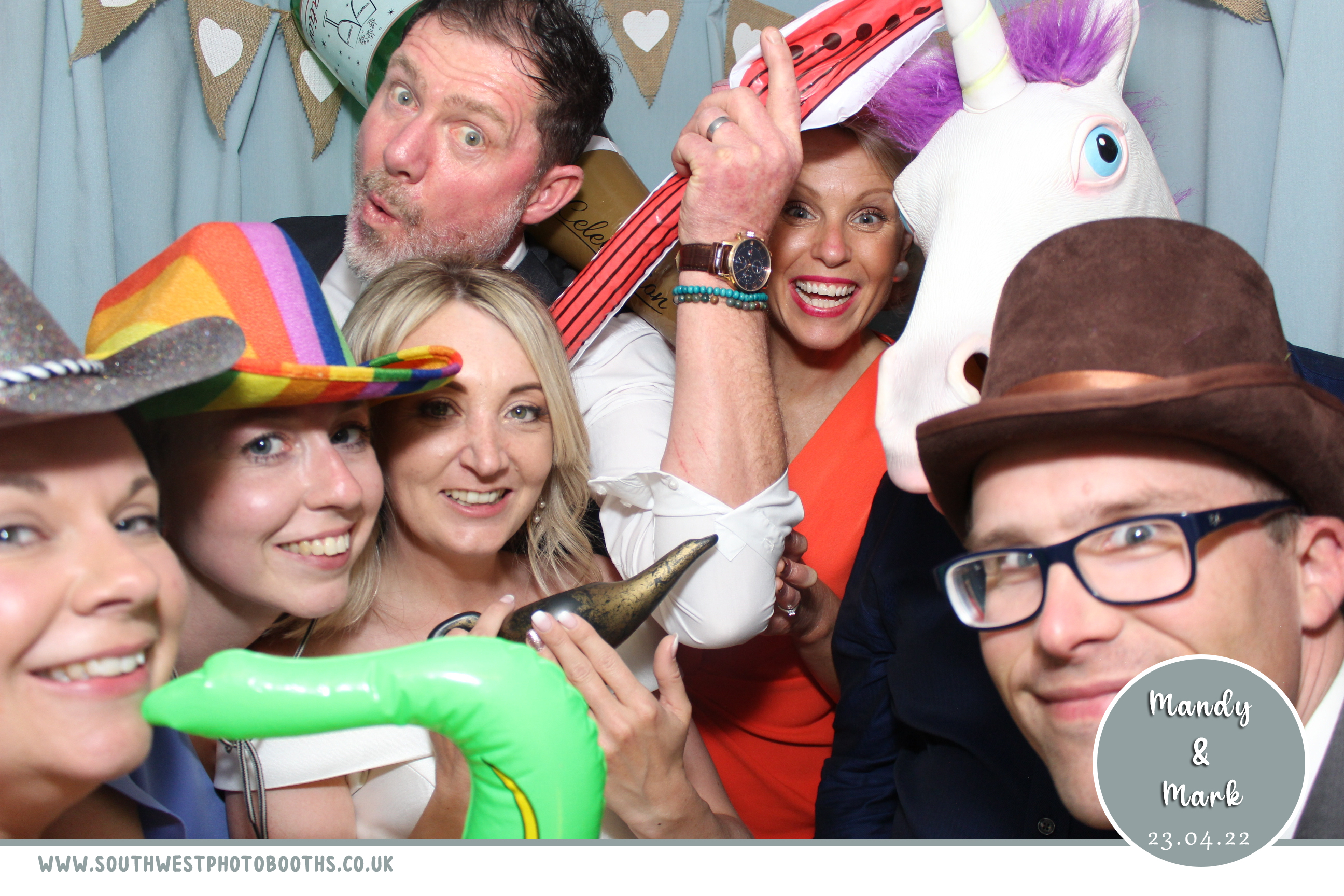 Mandy & Mark | View more photos from the event at gallery.southwestphotobooths.co.uk/u/SWPB/Mandy-Mark