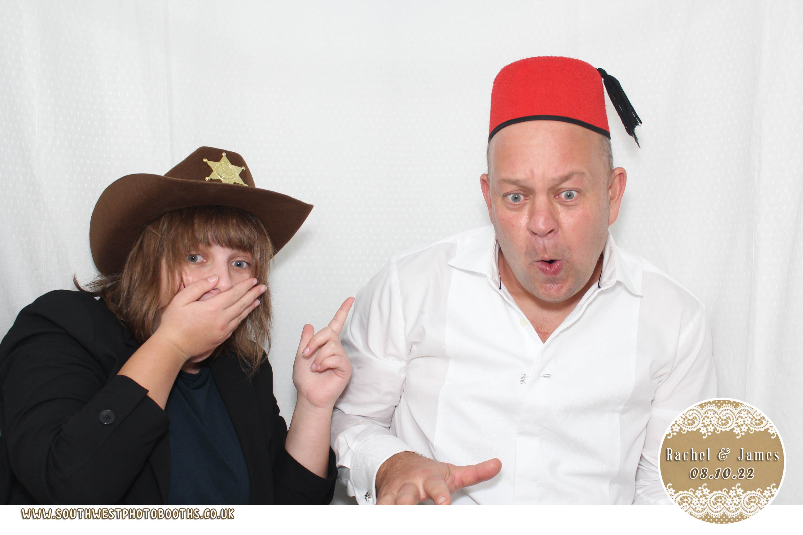 Rachel and James' Wedding | View more photos from the event at gallery.southwestphotobooths.co.uk/u/SWPB/Rachel-and-James-Wedding