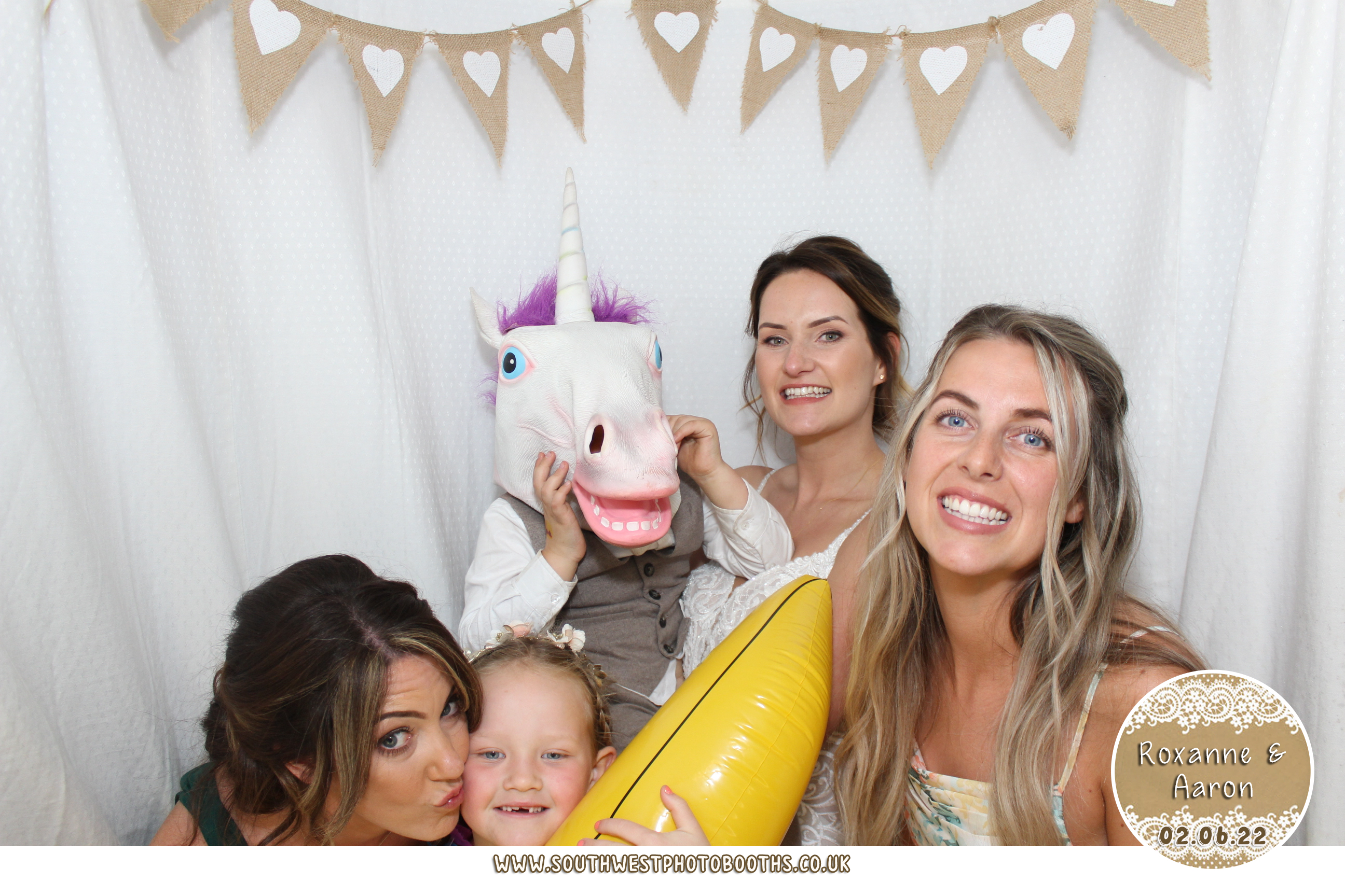 Roxanne & Aaron | View more photos from the event at gallery.southwestphotobooths.co.uk/u/SWPB/Roxanne-Aaron