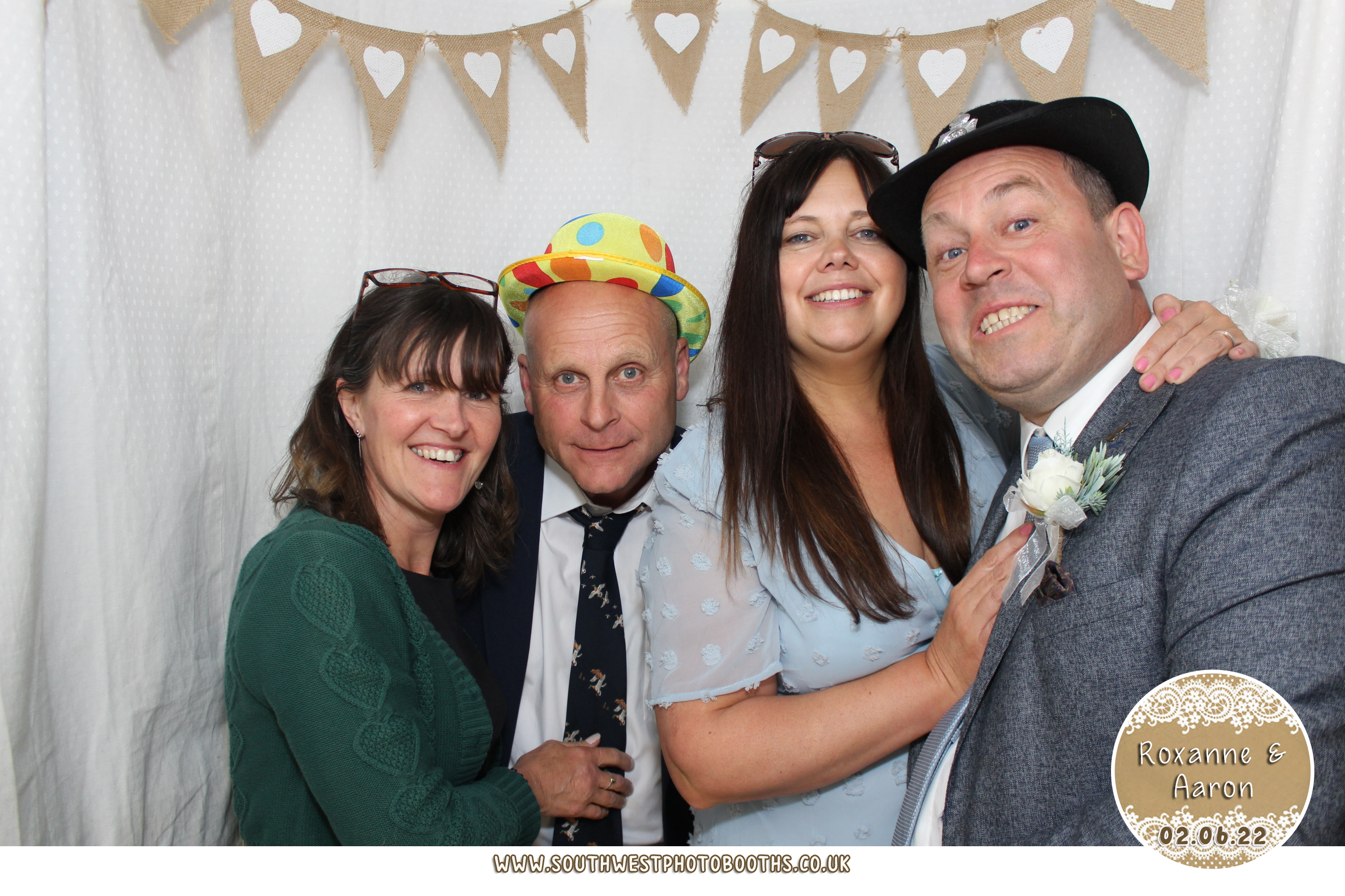 Roxanne & Aaron | View more photos from the event at gallery.southwestphotobooths.co.uk/u/SWPB/Roxanne-Aaron