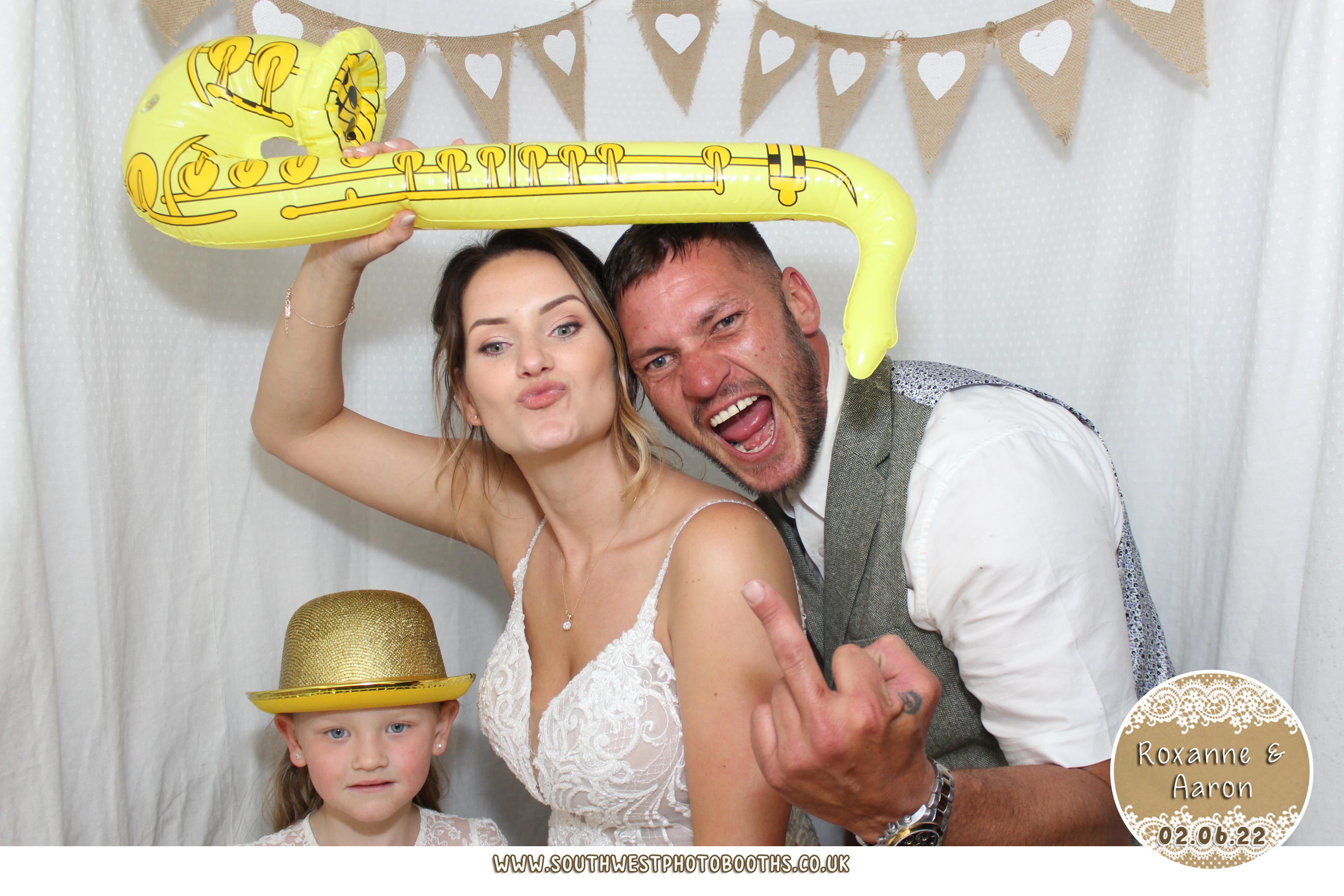 Roxanne & Aaron | View more photos from the event at gallery.southwestphotobooths.co.uk/u/SWPB/Roxanne-Aaron