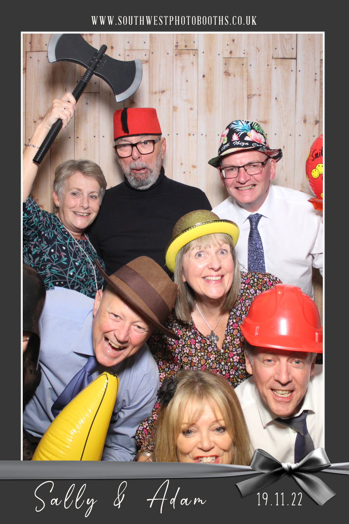 Sally & Adam | View more photos from the event at gallery.southwestphotobooths.co.uk/u/SWPB/Sally-Adam
