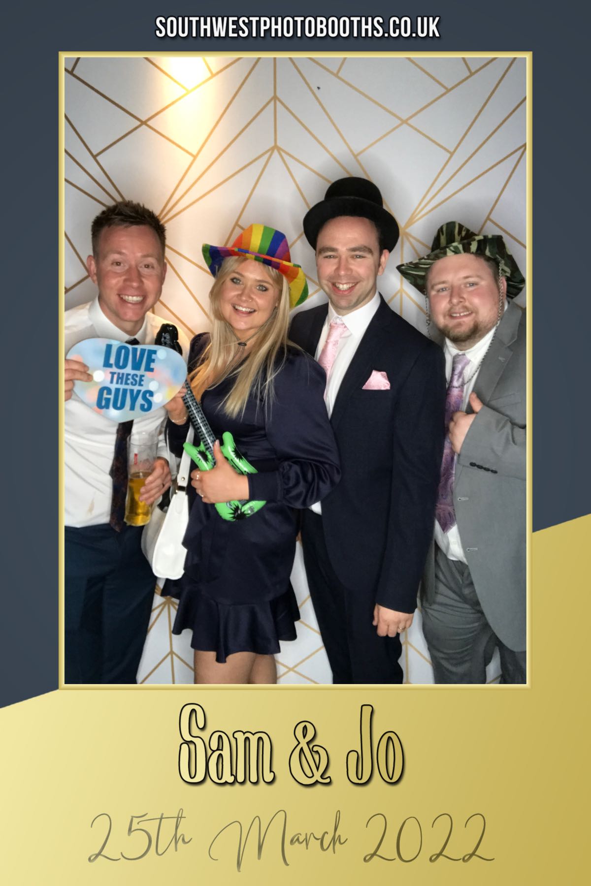 Sam & Jo | View more photos from the event at gallery.southwestphotobooths.co.uk/u/SWPB/Sam-Jo