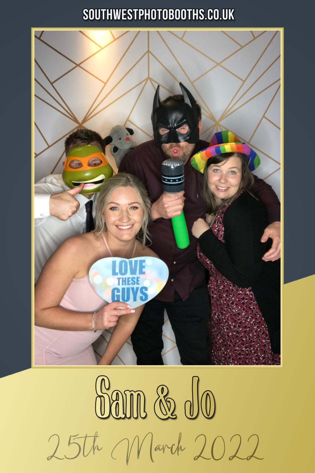 Sam & Jo | View more photos from the event at gallery.southwestphotobooths.co.uk/u/SWPB/Sam-Jo