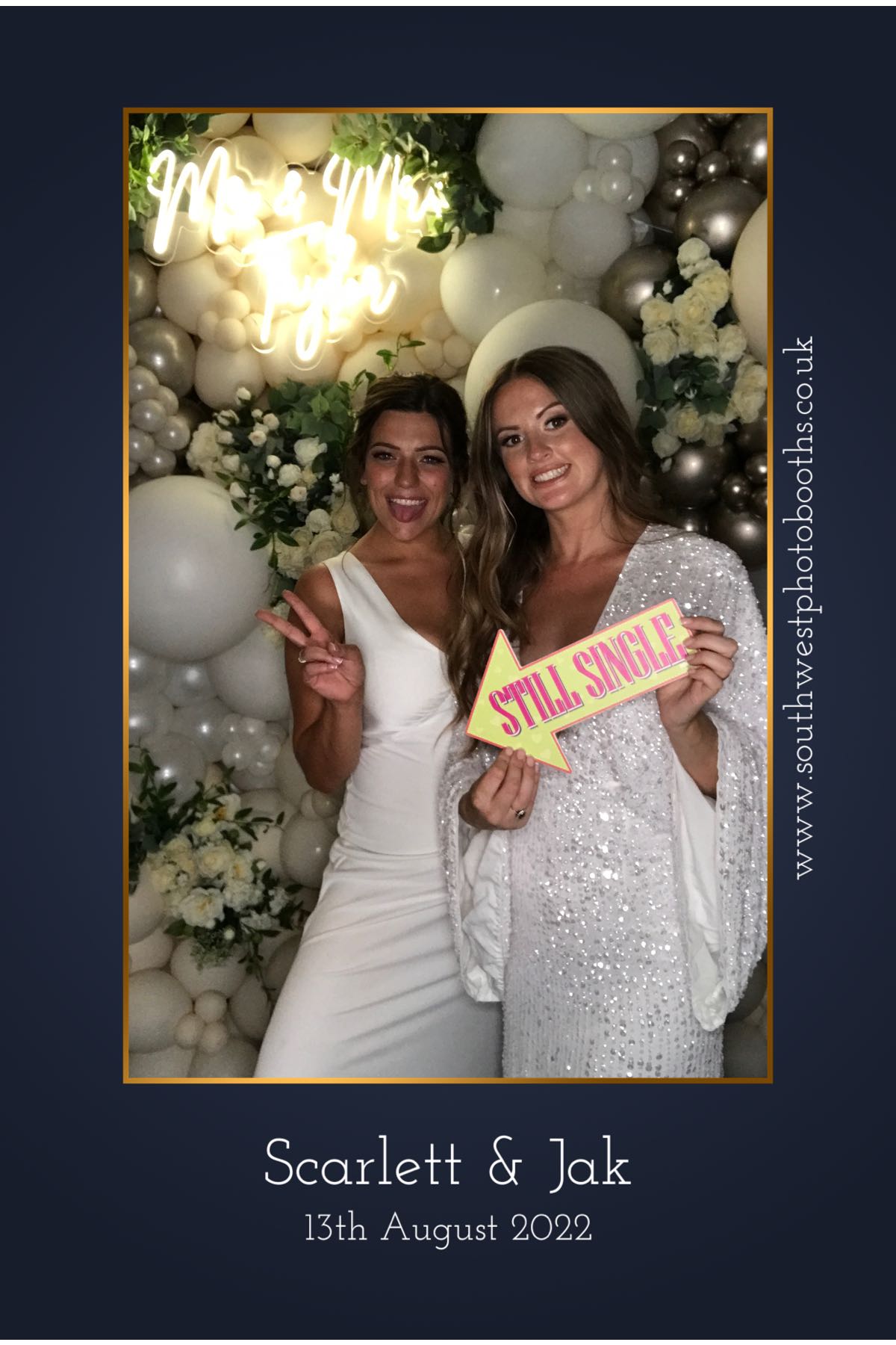 Scarlett & Jack’s Wedding | View more photos from the event at gallery.southwestphotobooths.co.uk/u/SWPB/Scarlett-Jack’s-Wedding