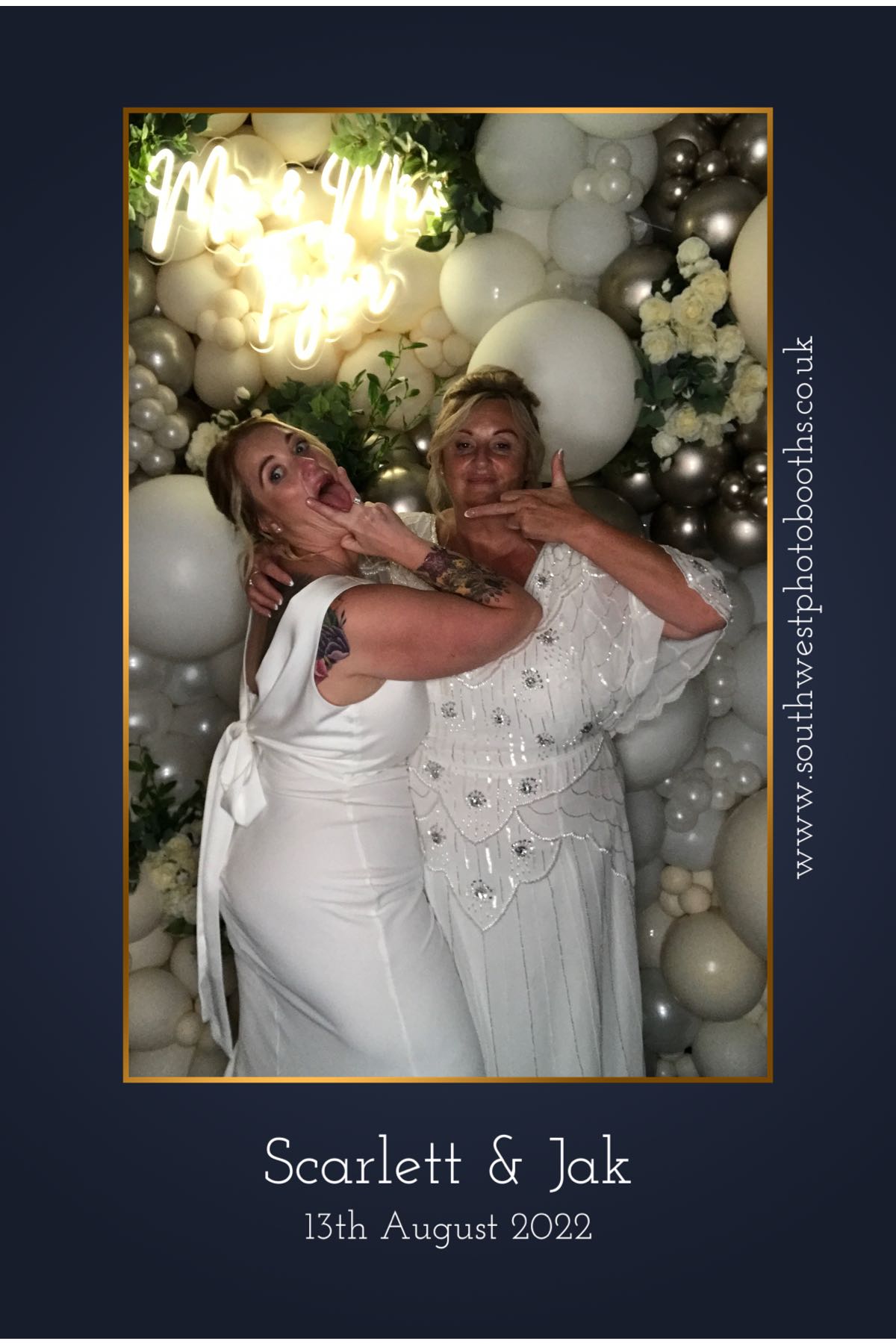 Scarlett & Jack’s Wedding | View more photos from the event at gallery.southwestphotobooths.co.uk/u/SWPB/Scarlett-Jack’s-Wedding