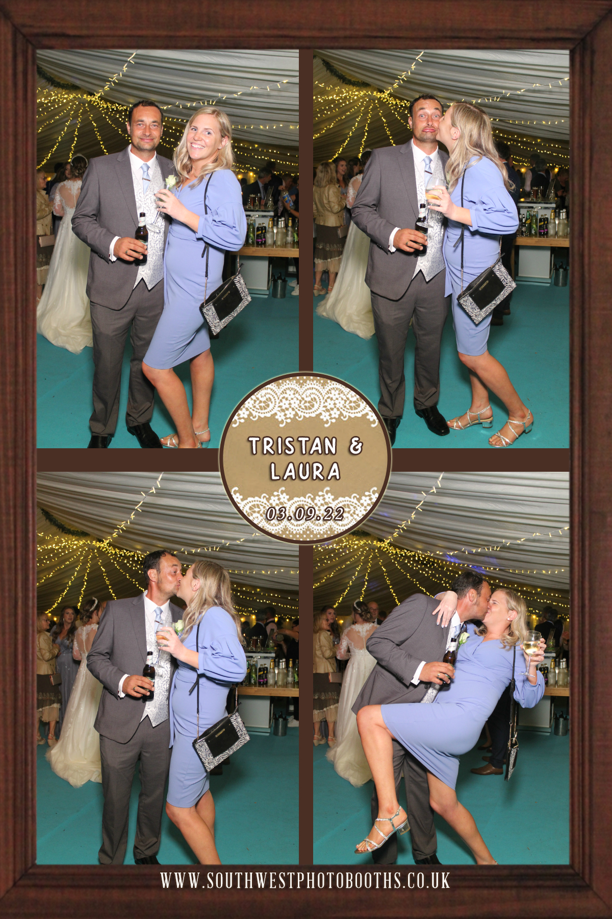Tristan and Laura | View more photos from the event at gallery.southwestphotobooths.co.uk/u/SWPB/Tristan-and-Laura