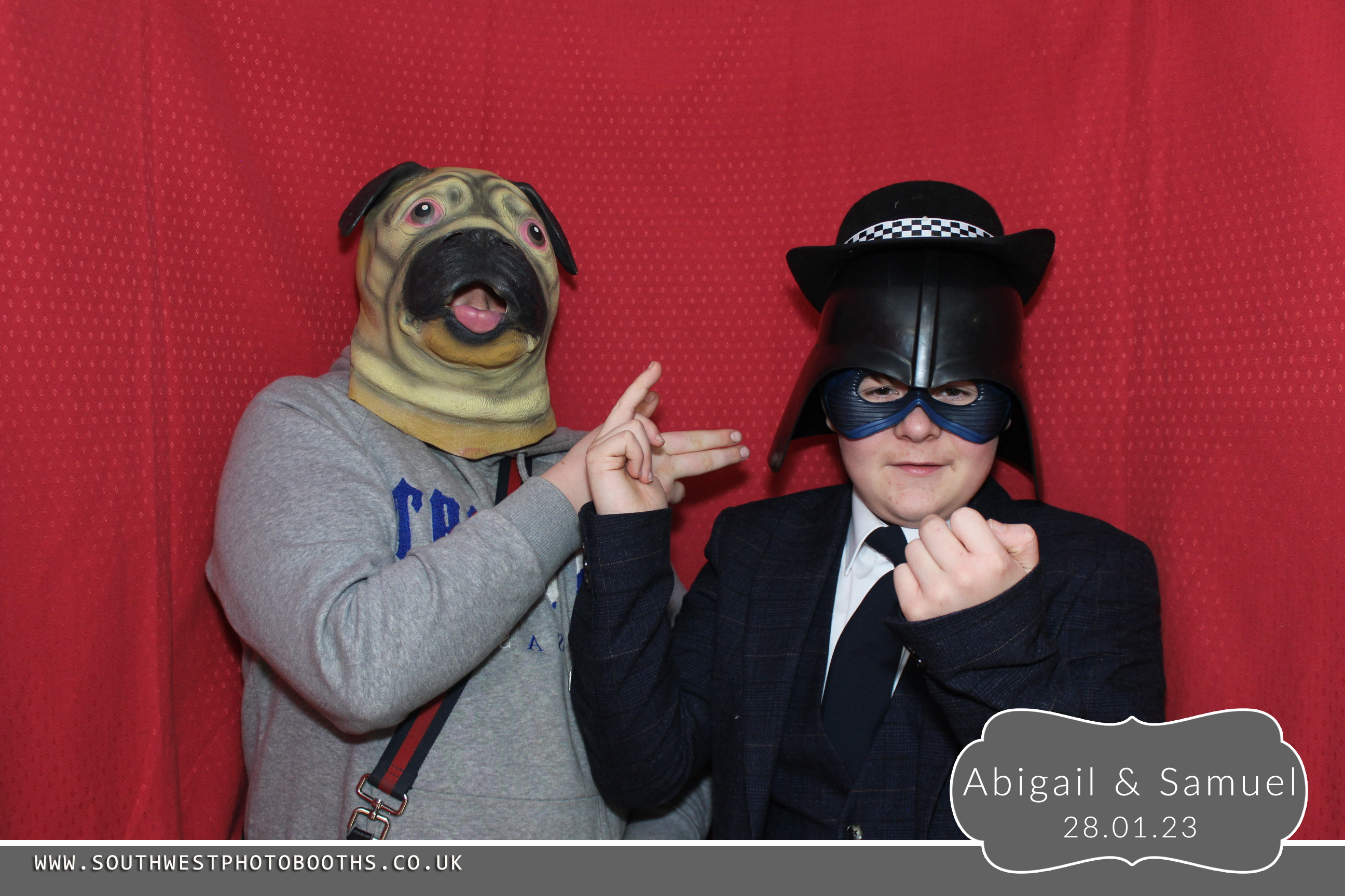 Abigail & Samuel's wedding | View more photos from the event at gallery.southwestphotobooths.co.uk/u/SWPB/Abigail-Samuels-wedding