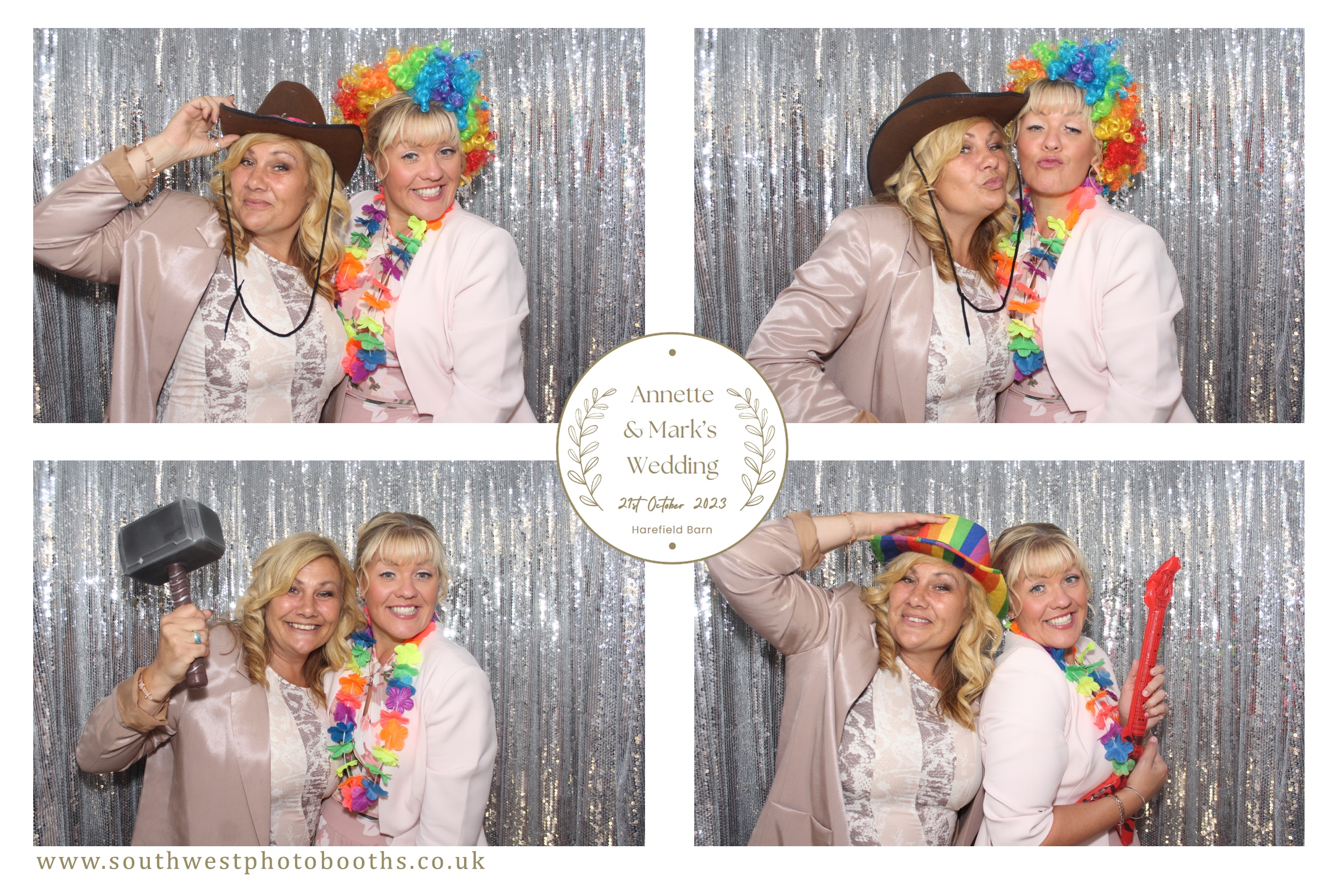 Annette & Mark | View more photos from the event at gallery.southwestphotobooths.co.uk/u/SWPB/Annette-Mark