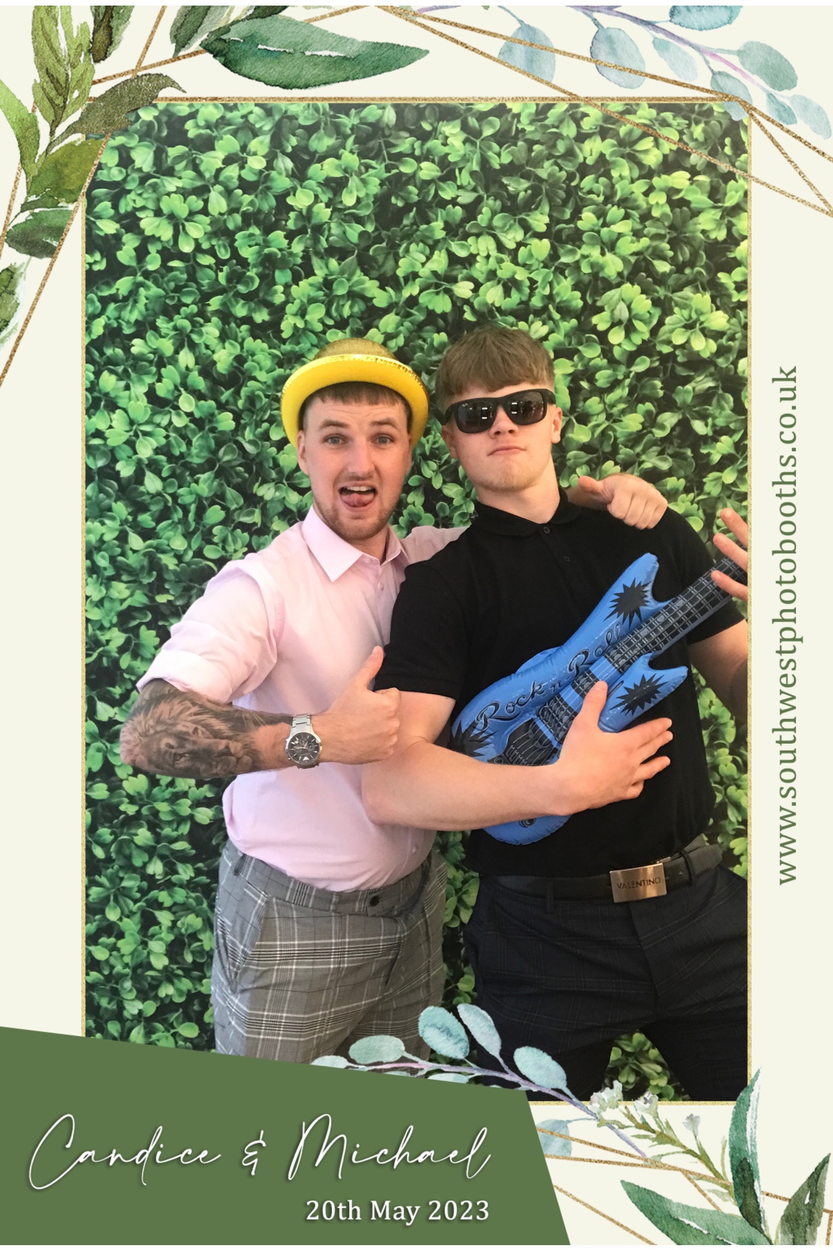 Candice & Michael  | View more photos from the event at gallery.southwestphotobooths.co.uk/u/SWPB/Candice-Michael