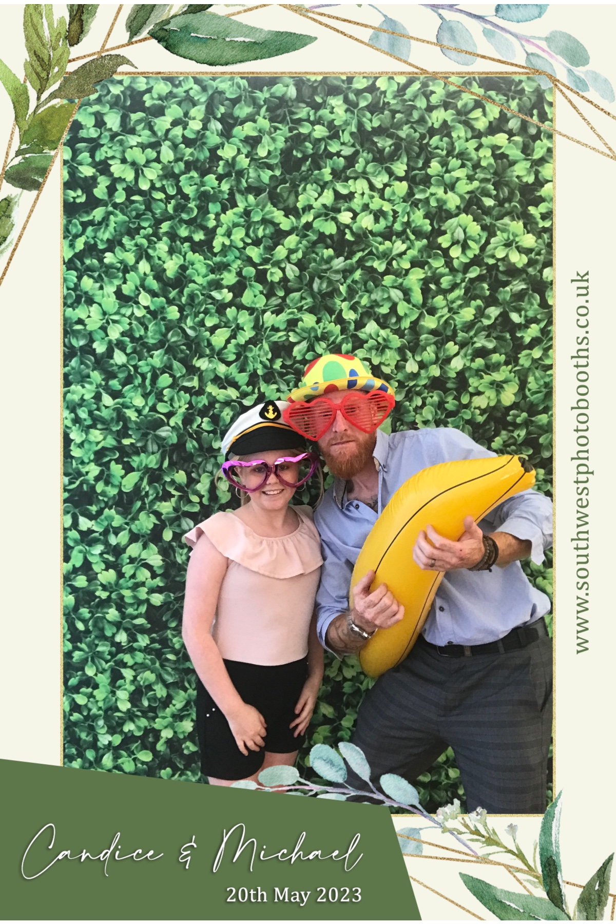 Candice & Michael  | View more photos from the event at gallery.southwestphotobooths.co.uk/u/SWPB/Candice-Michael