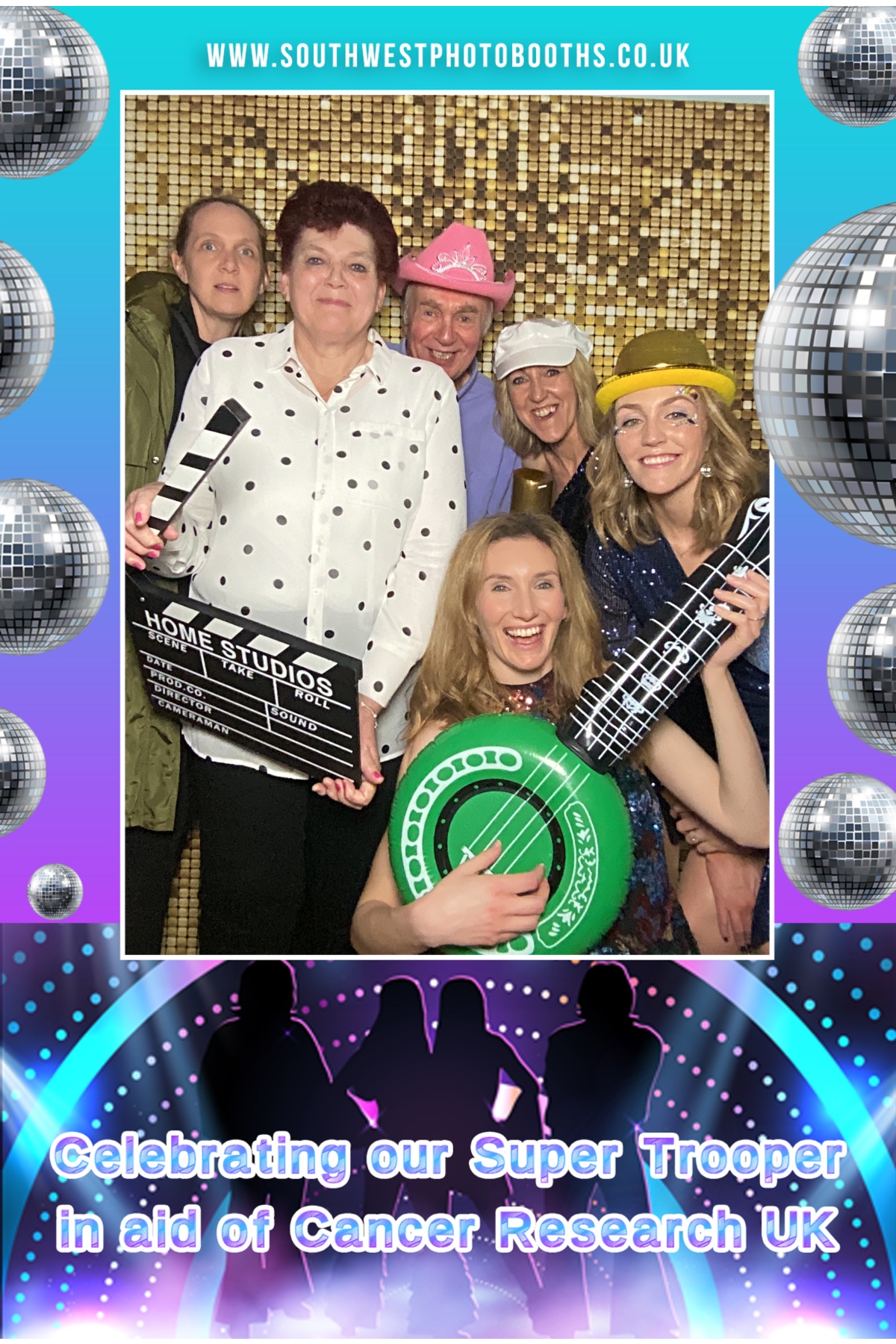 Celebrating Our Super Trooper in aid of Cancer Research UK | View more photos from the event at gallery.southwestphotobooths.co.uk/u/SWPB/Celebrating-Our-Super-Trooper-in-aid-of-Cancer-Research-UK