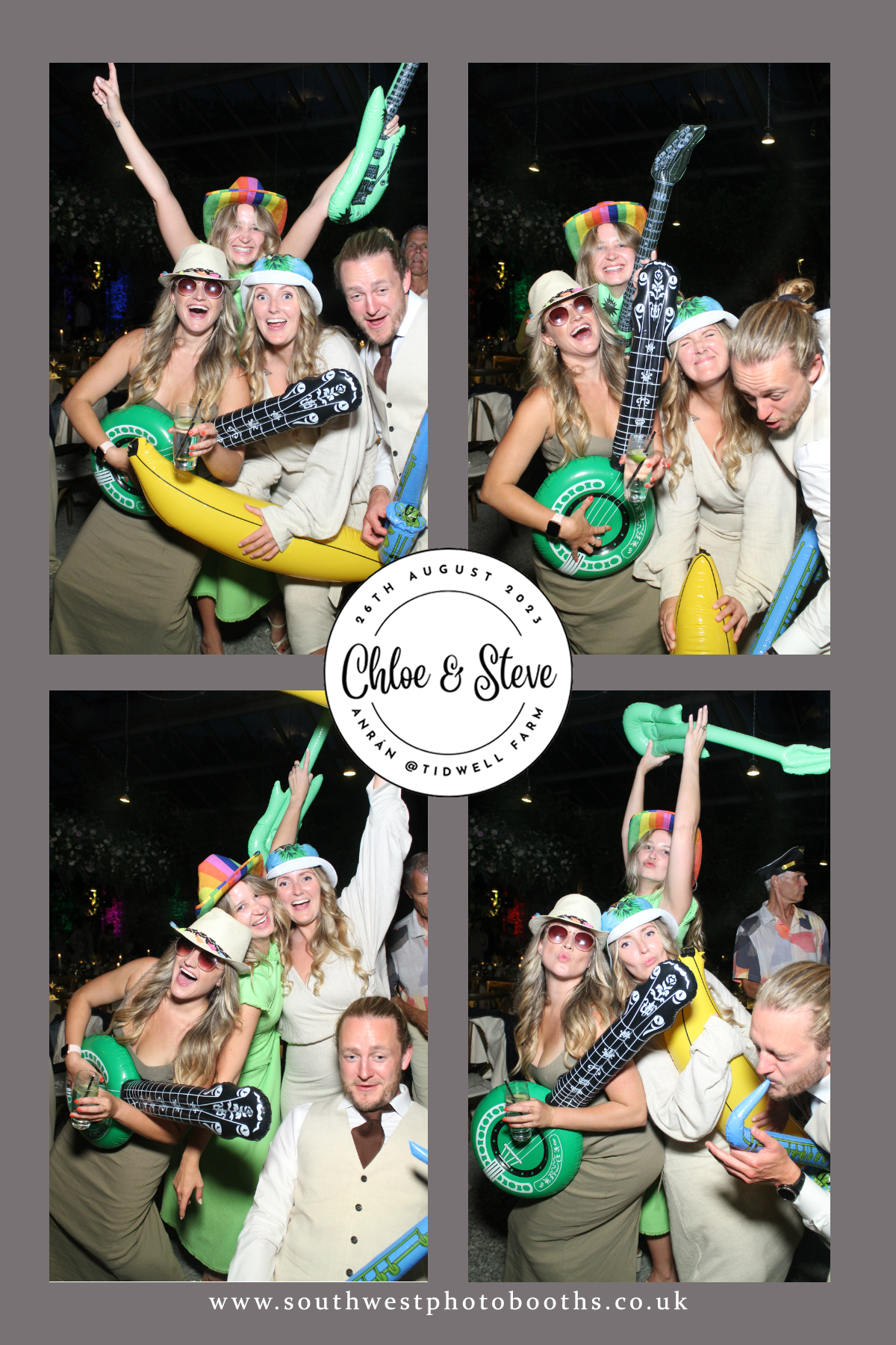 Chloe and Steve | View more photos from the event at gallery.southwestphotobooths.co.uk/u/SWPB/Chloe-and-Steve