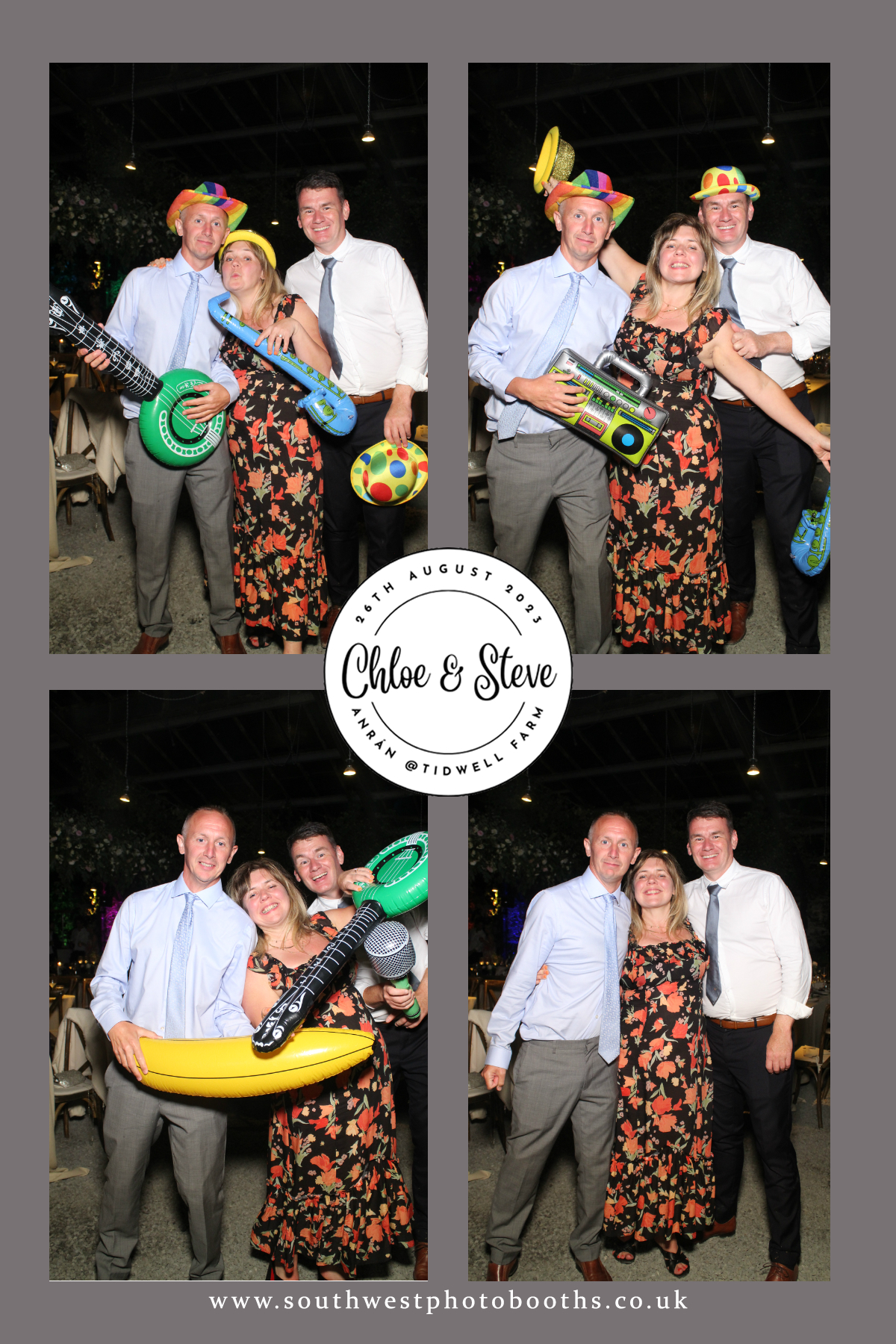 Chloe and Steve | View more photos from the event at gallery.southwestphotobooths.co.uk/u/SWPB/Chloe-and-Steve