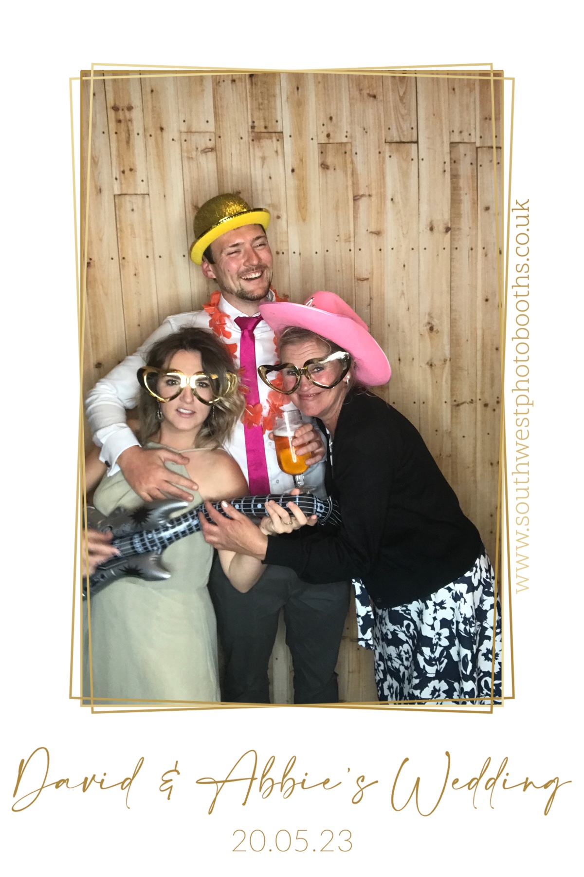 David and Abbie | View more photos from the event at gallery.southwestphotobooths.co.uk/u/SWPB/David-and-Abbie