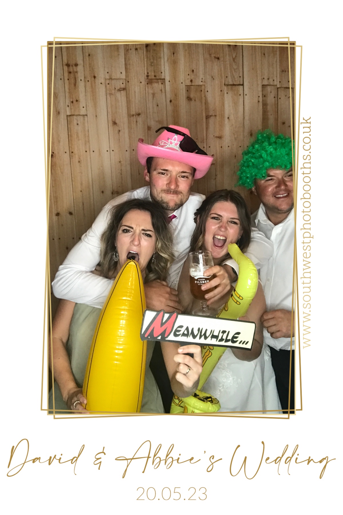 David and Abbie | View more photos from the event at gallery.southwestphotobooths.co.uk/u/SWPB/David-and-Abbie