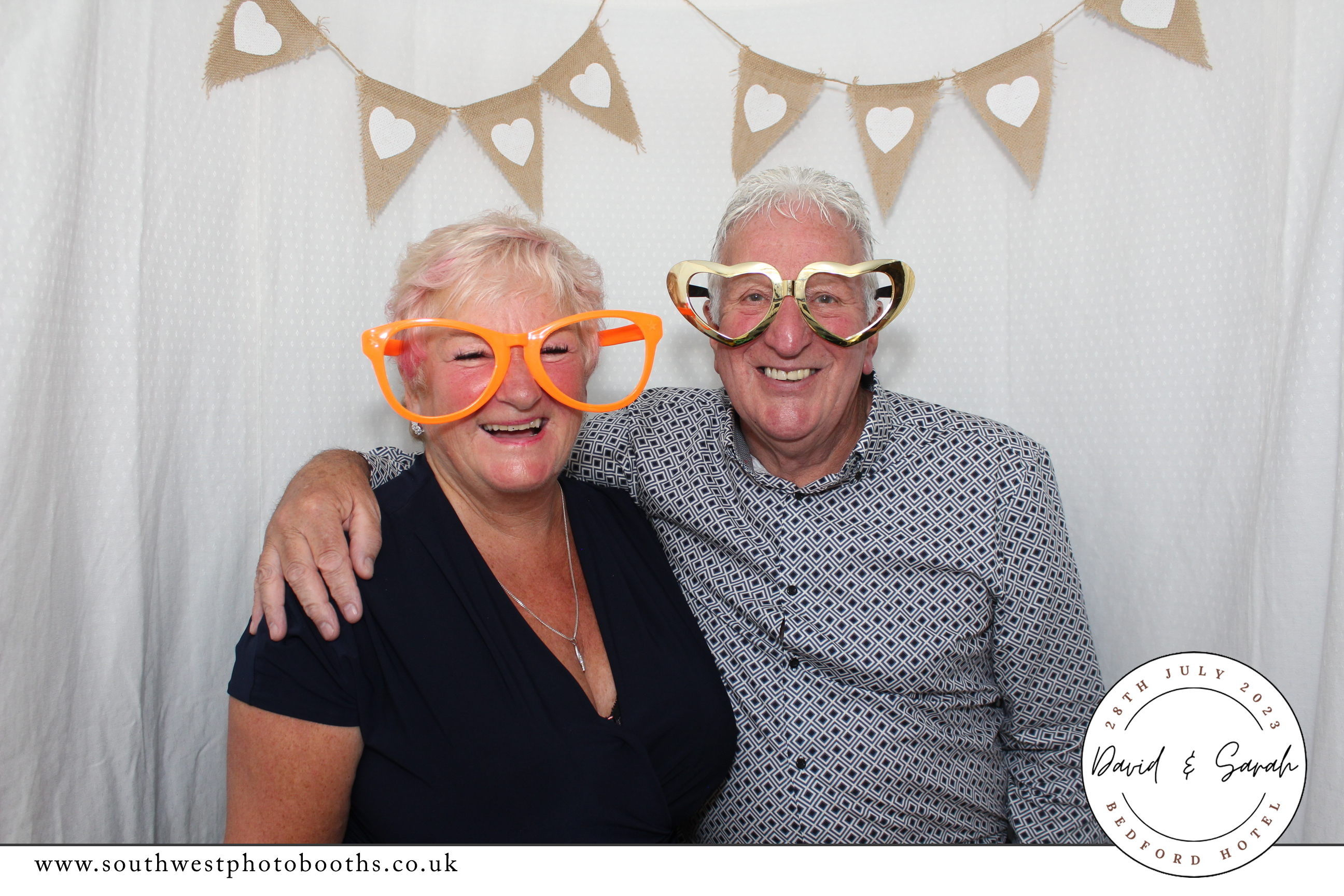 David and Sarah's Wedding | View more photos from the event at gallery.southwestphotobooths.co.uk/u/SWPB/David-and-Sarahs-Wedding