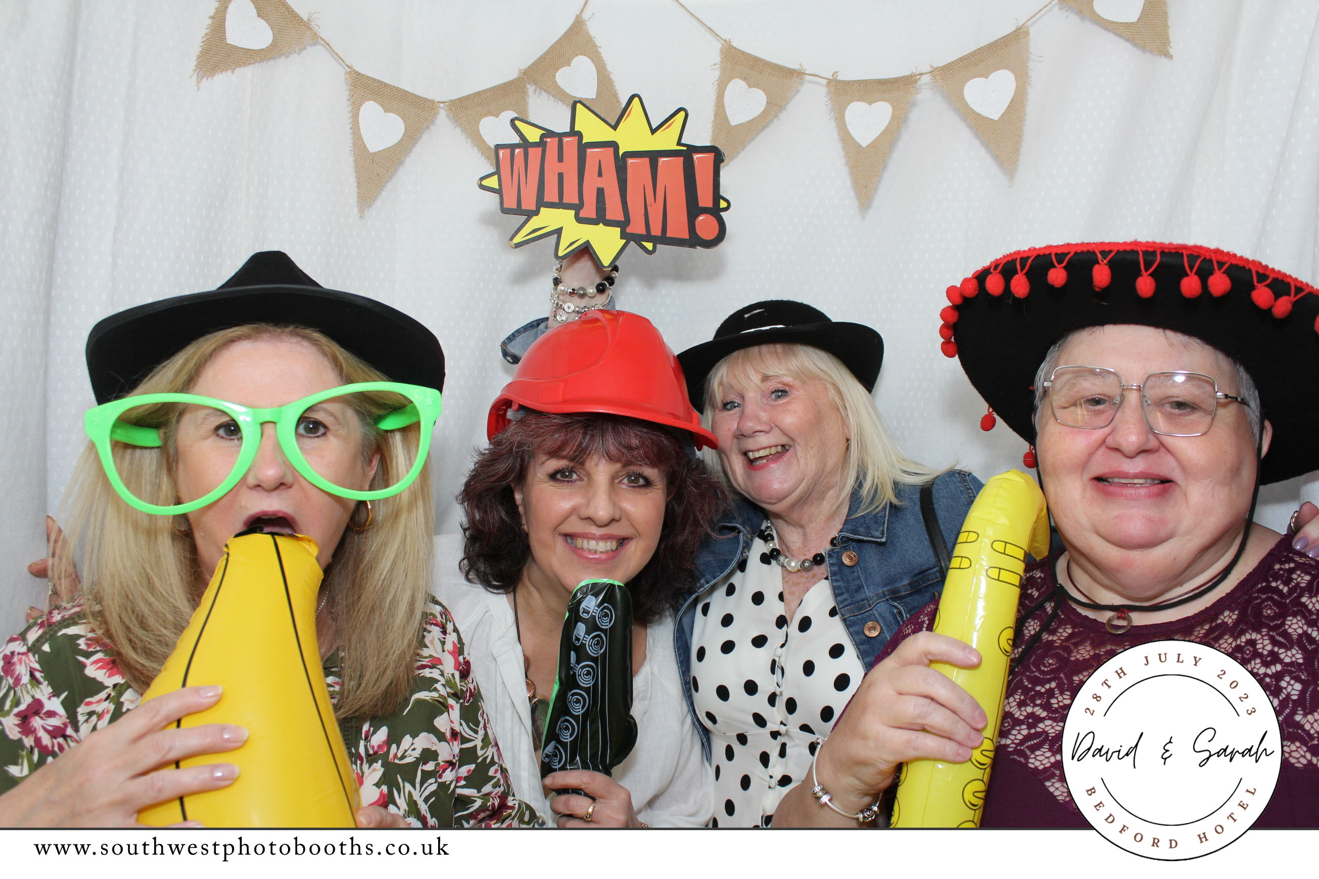 David and Sarah's Wedding | View more photos from the event at gallery.southwestphotobooths.co.uk/u/SWPB/David-and-Sarahs-Wedding