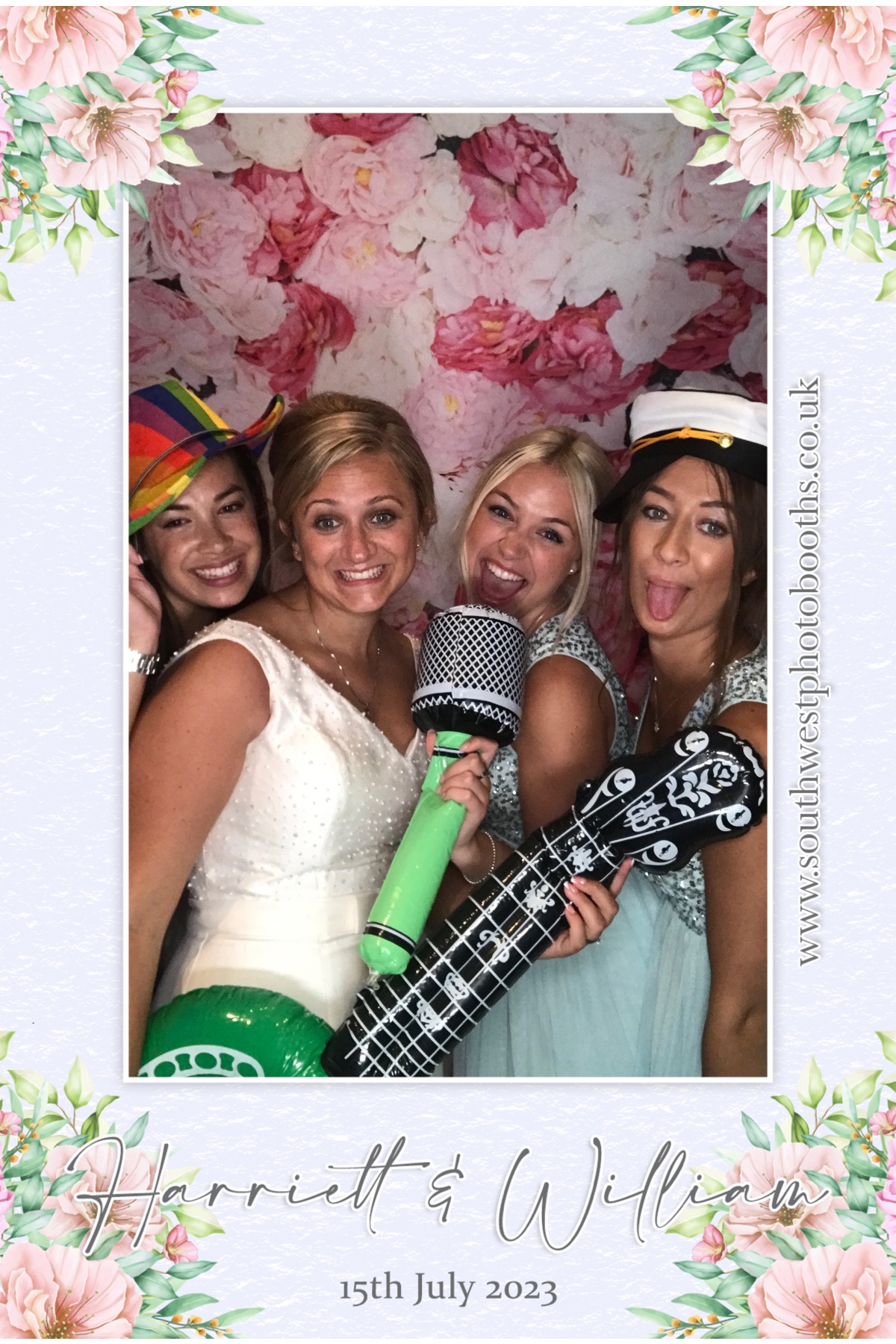 Harriett and William | View more photos from the event at gallery.southwestphotobooths.co.uk/u/SWPB/Harriett-and-William