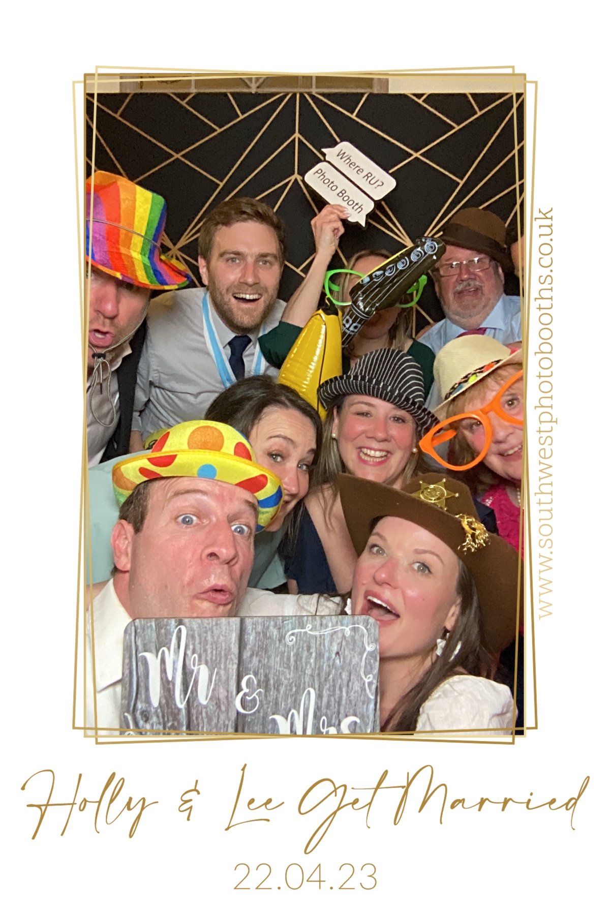 Holly & Lee Get Married | View more photos from the event at gallery.southwestphotobooths.co.uk/u/SWPB/Holly-Lee-Get-Married