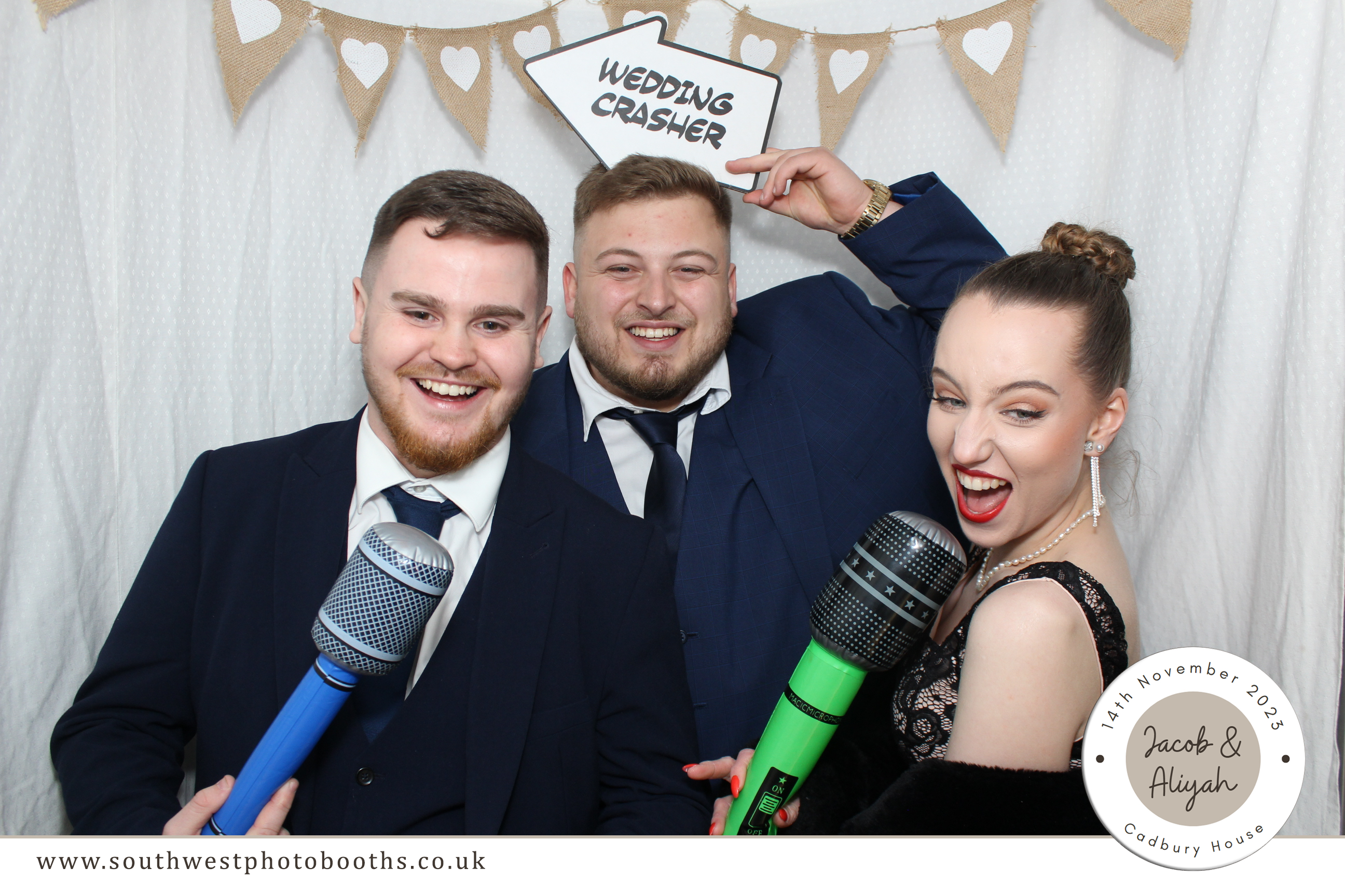 Jacob & Aliyah | View more photos from the event at gallery.southwestphotobooths.co.uk/u/SWPB/Jacob-Aliyah
